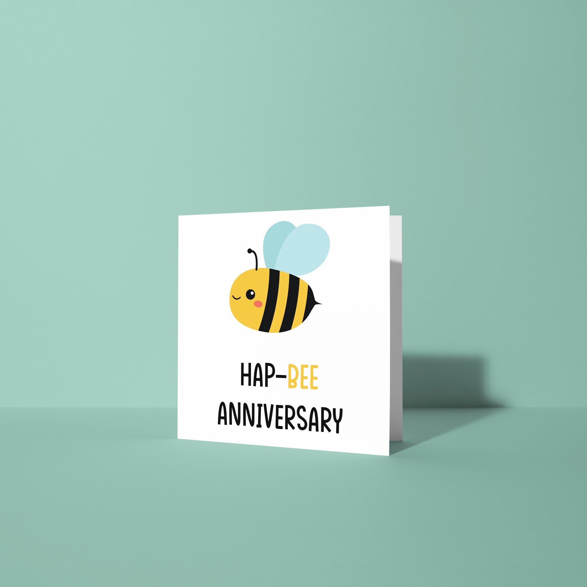 Hap Bee - Anniversary Card