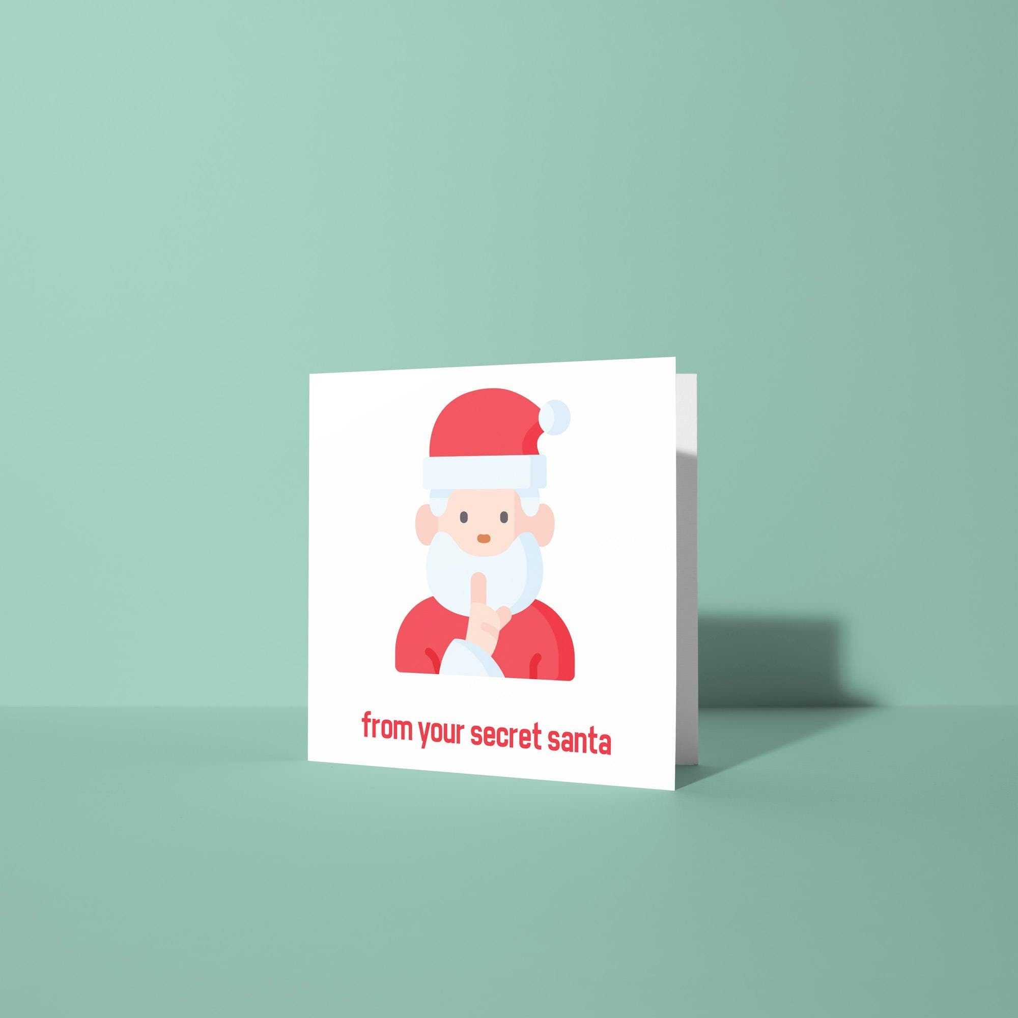 From Your Secret Santa - Secret Santa Christmas Card