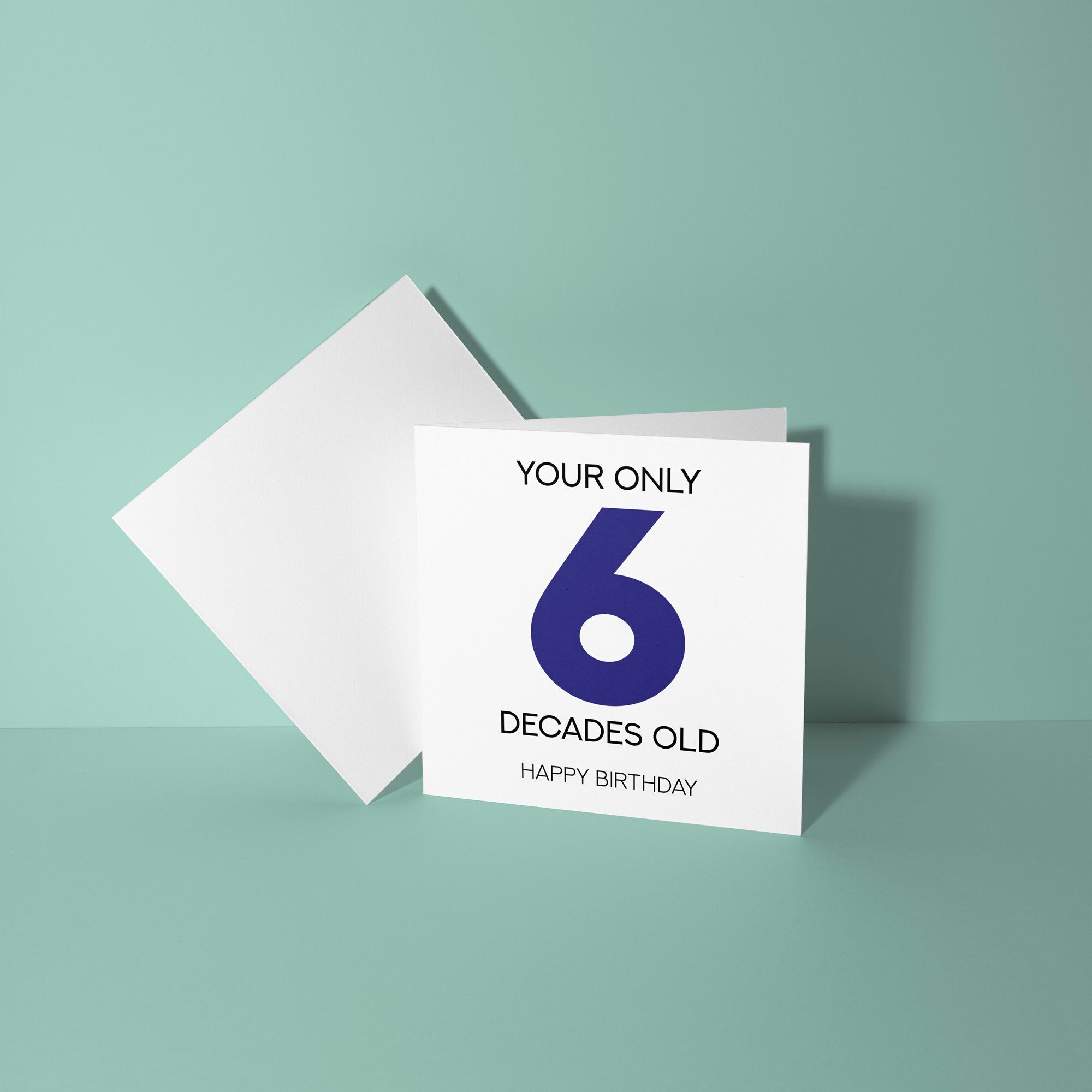 Your Only 6 Decades Old - 60th Birthday Card