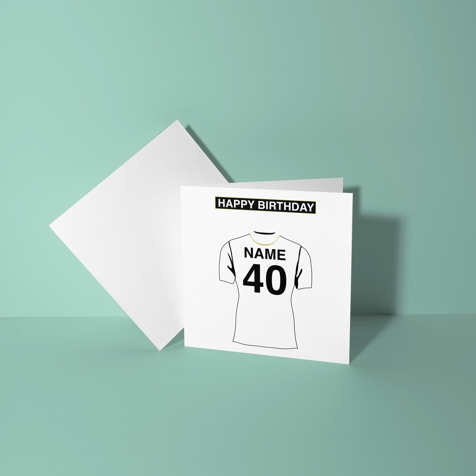 Swansea City A.F.C. Themed Personalised Birthday Card