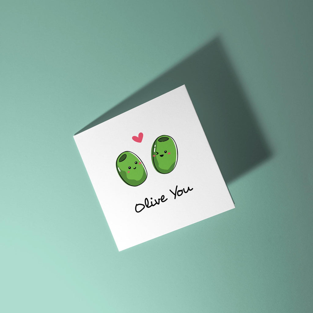 Olive You - Anniversary & Valentine's Day Card