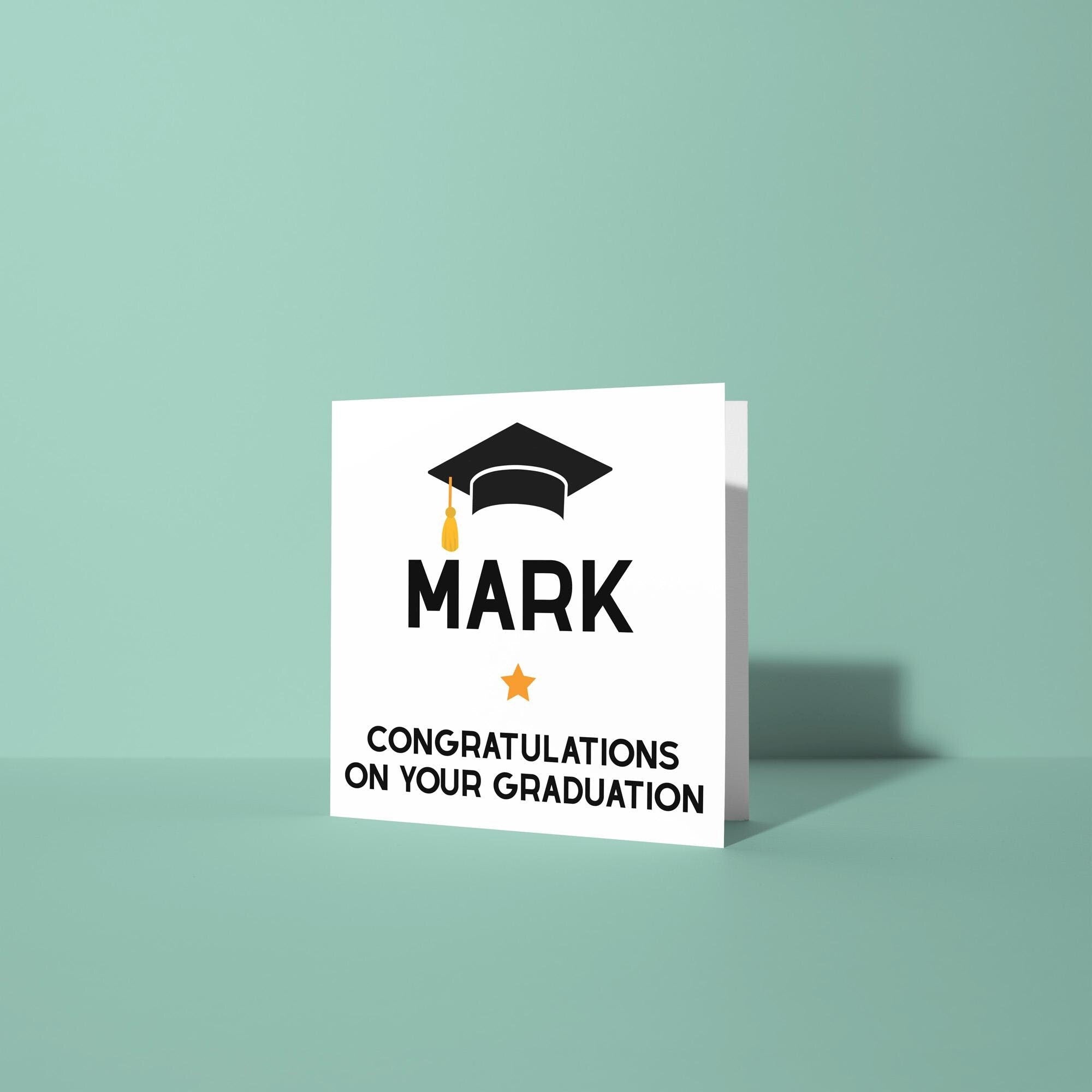 Personalised - Graduation Congratulations Card