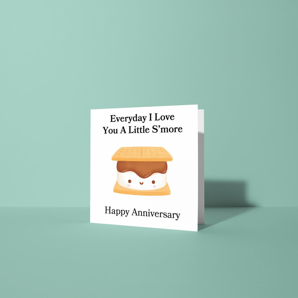 I Love You A Little S'more - Anniversary & Valentine's Day Card