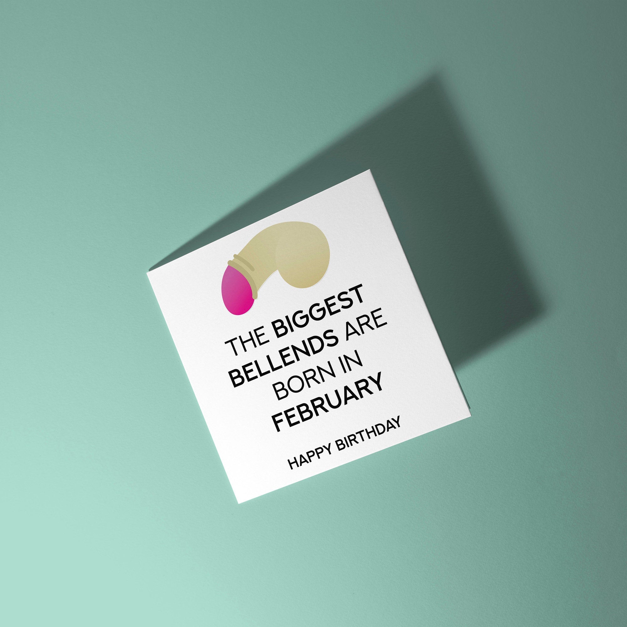 Biggest Bellends Born In - Birthday Card