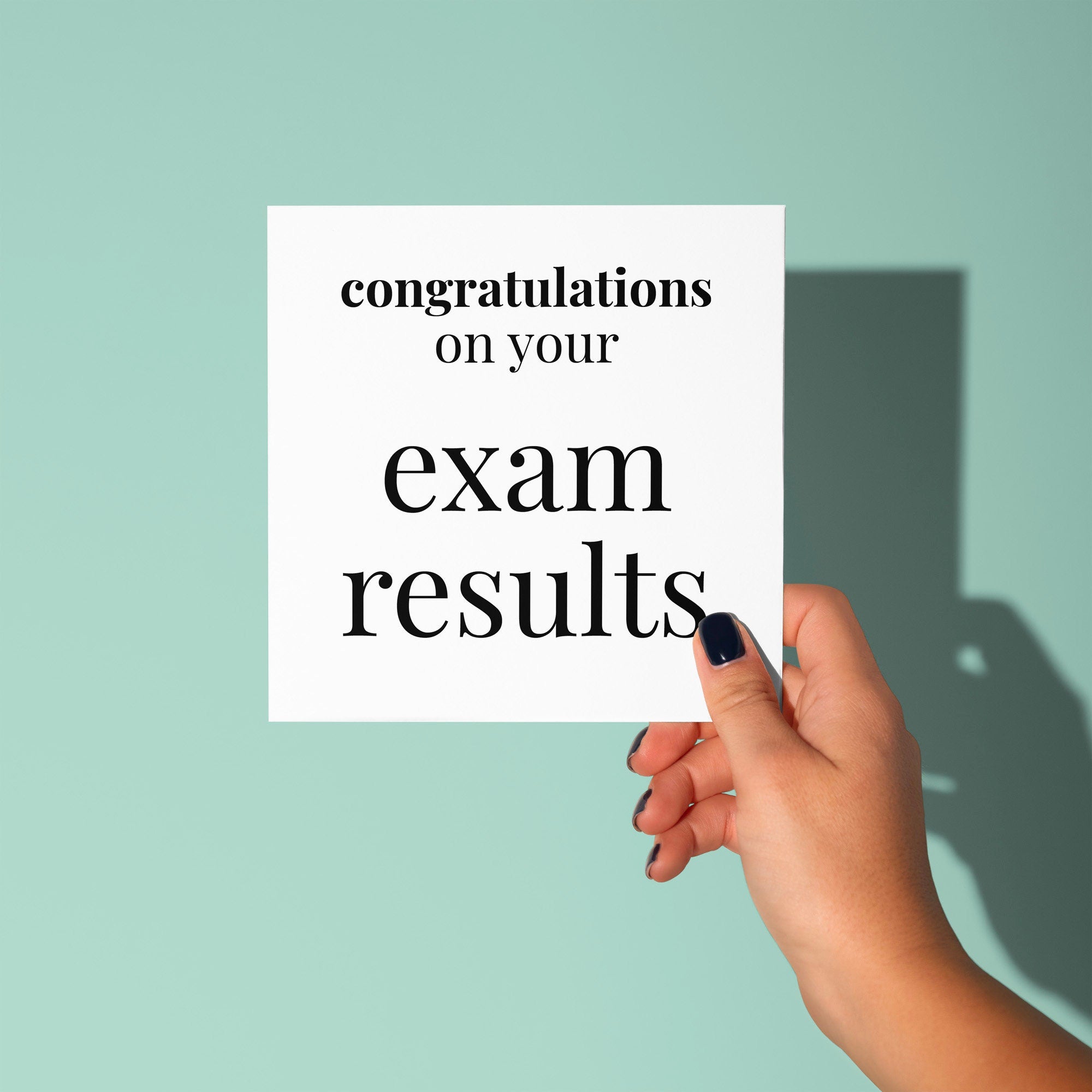 Congratulations on Your Exam Results - Congrats Greeting Card