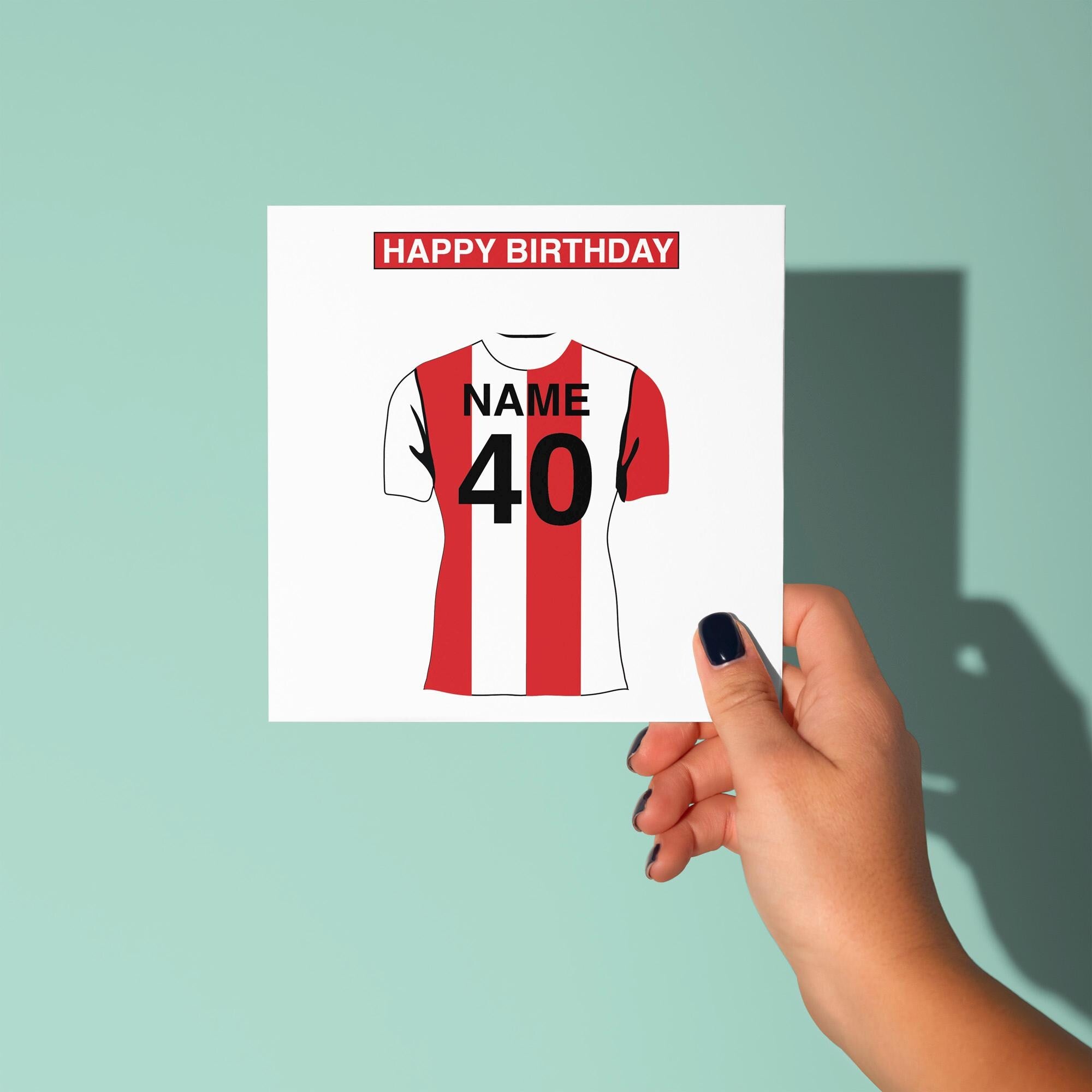 Brentford F.C. Themed Personalised Birthday Card