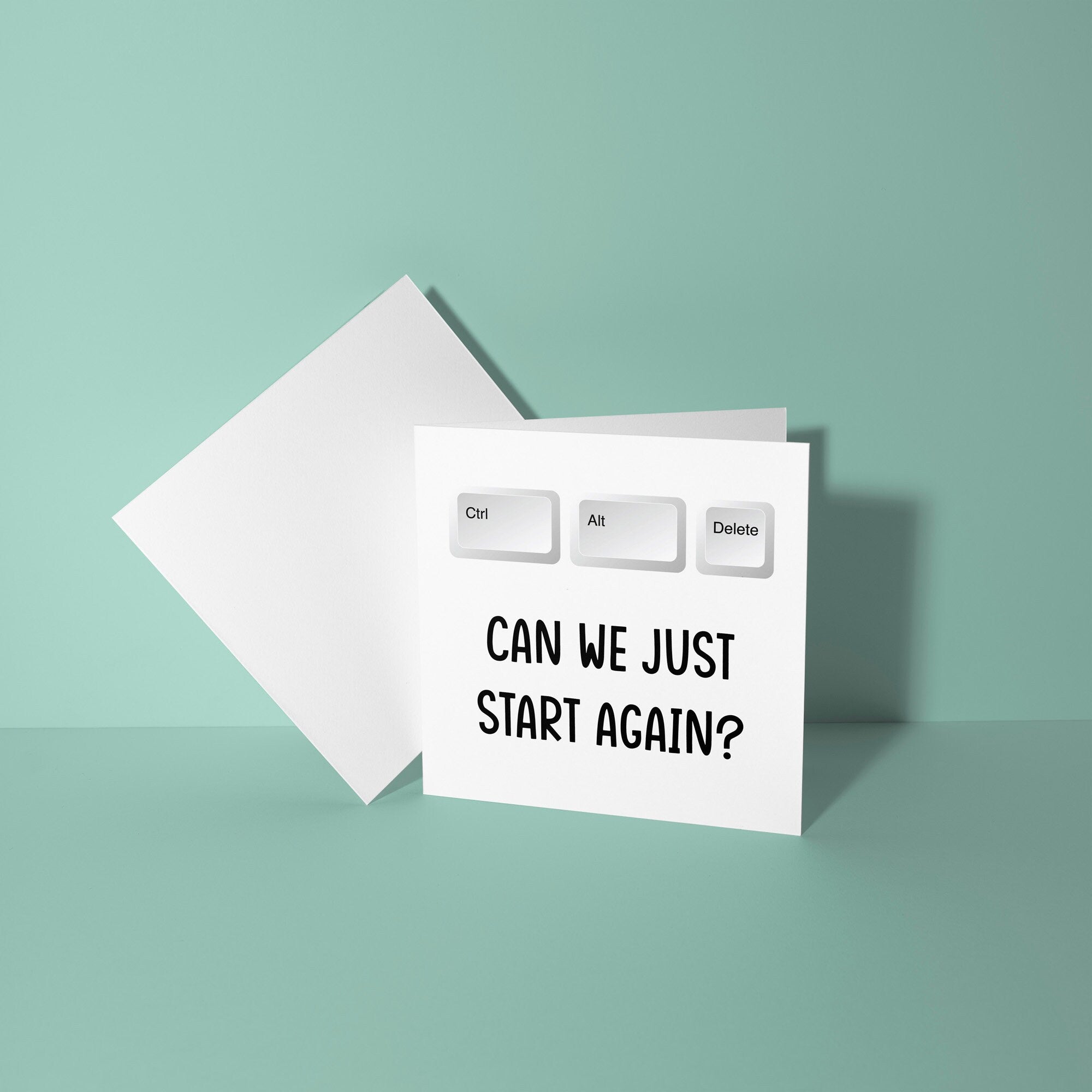 Can We Just Start Again? - Sorry Card