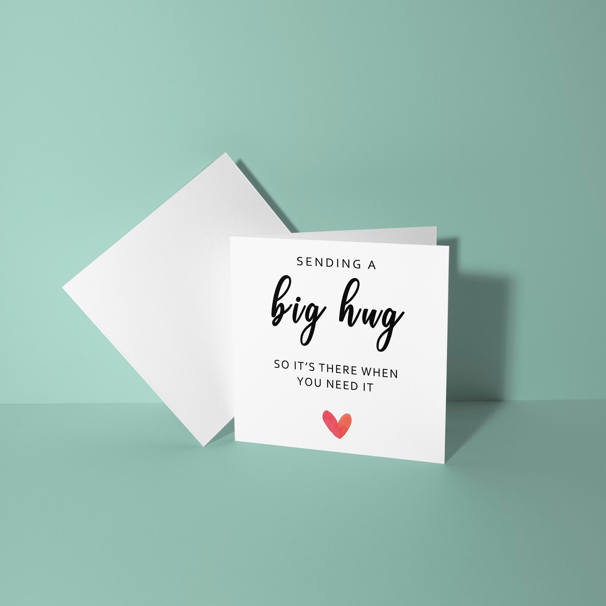 Sending a Big Hug - Sympathy Card