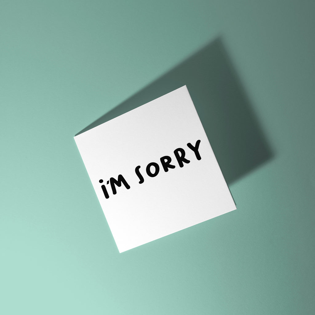I'm Sorry Card - Sorry Card