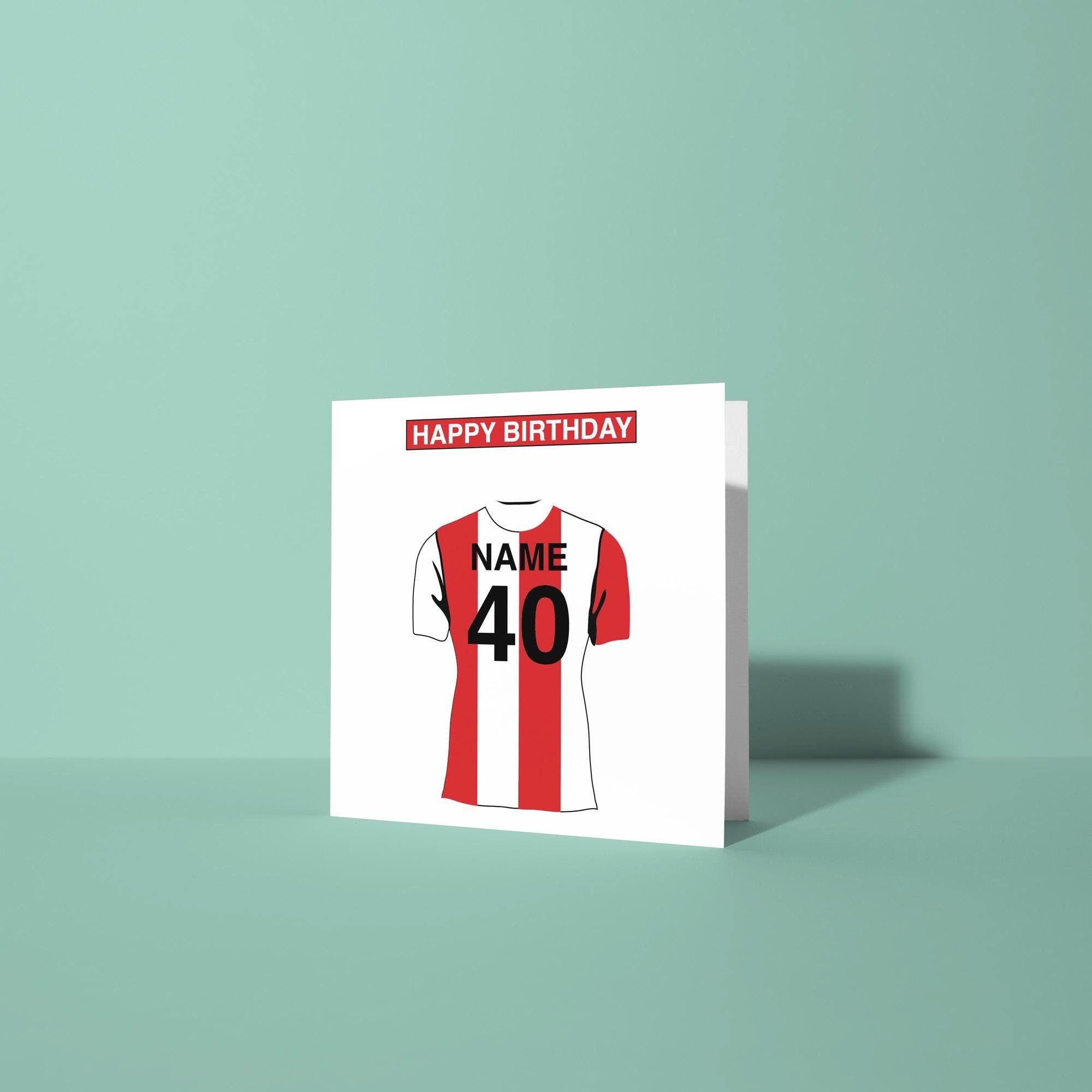 Brentford F.C. Themed Personalised Birthday Card