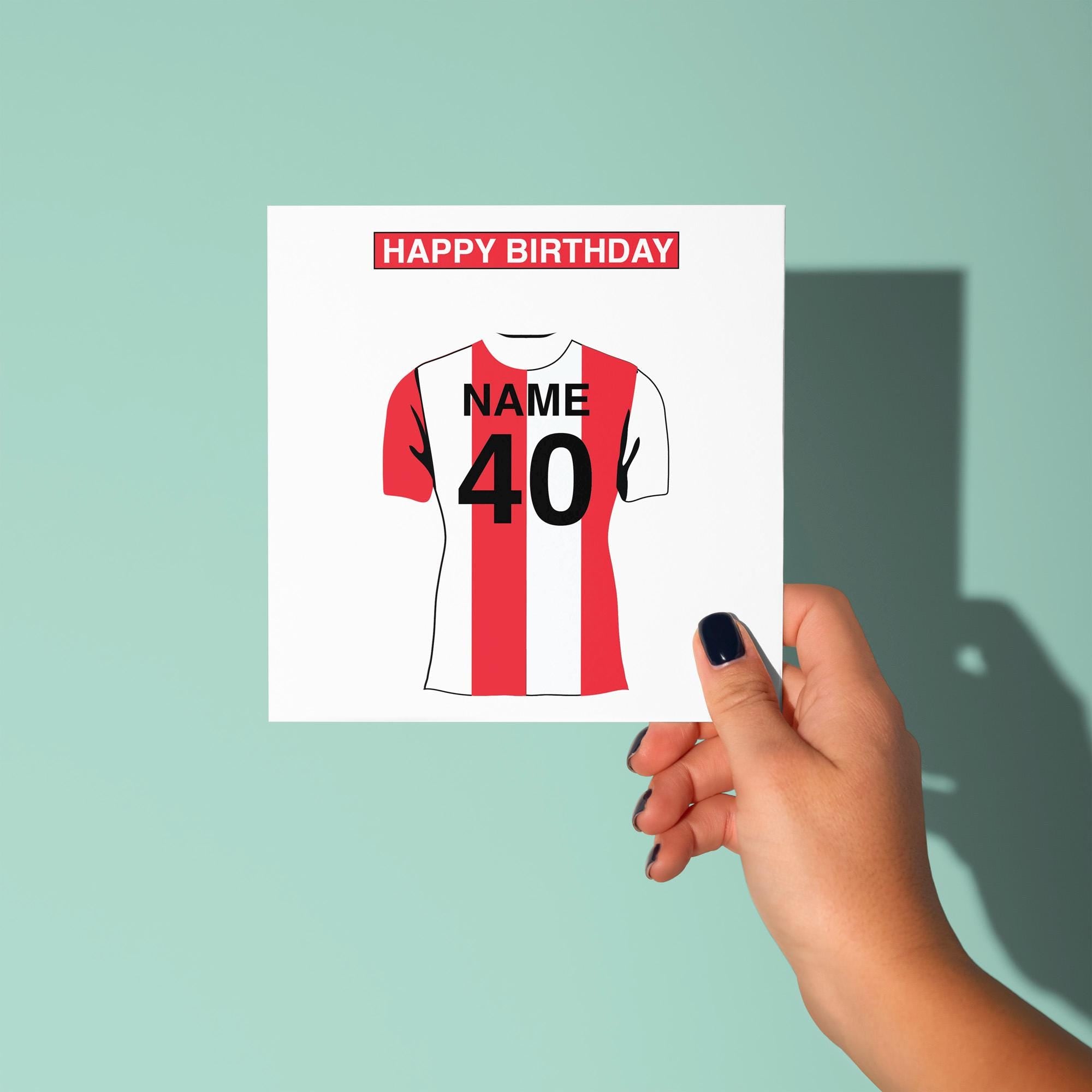 Sheffield United F.C. Themed Personalised Birthday Card
