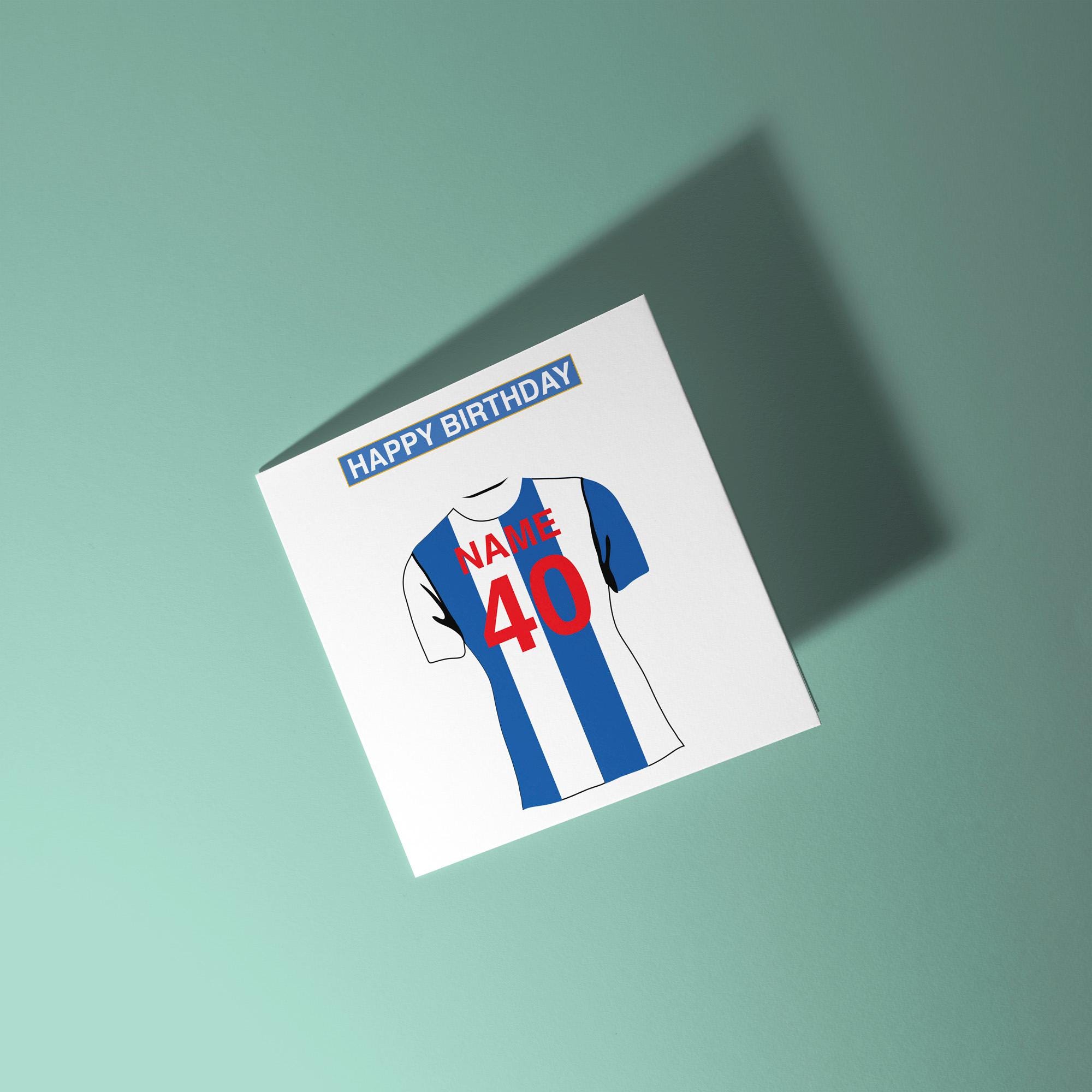 Sheffield Wednesday F.C. Themed Personalised Birthday Card