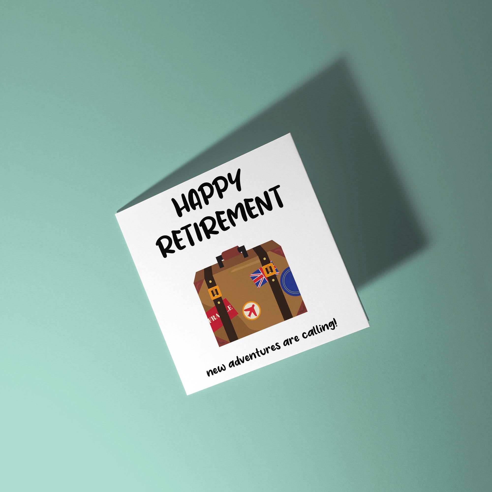 New Adventure's Are Calling - Retirement Card