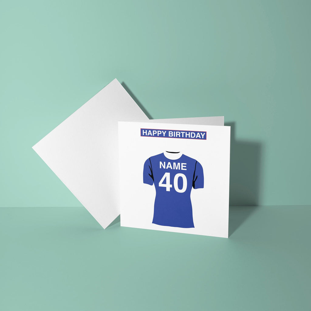 Ipswich Town Themed Personalised Birthday Card