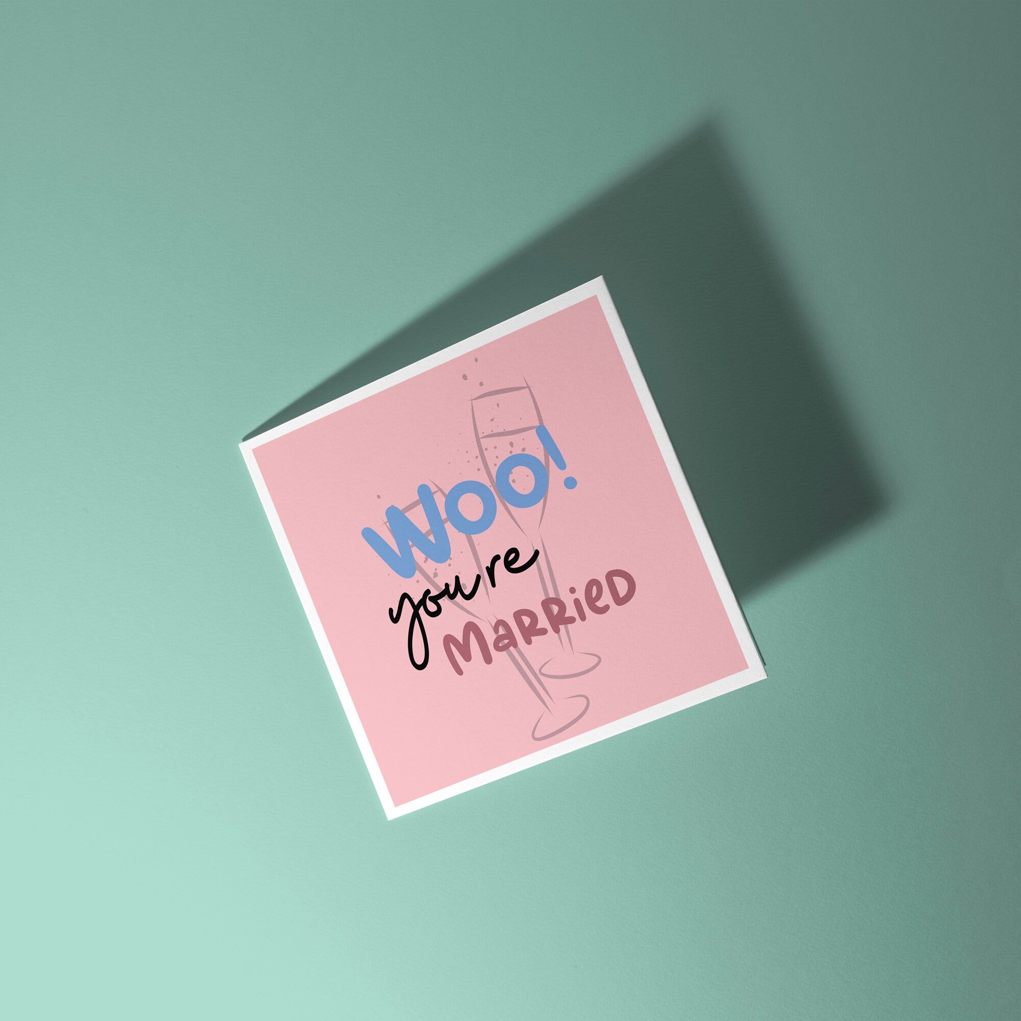 Woo! You're Married - Wedding Card