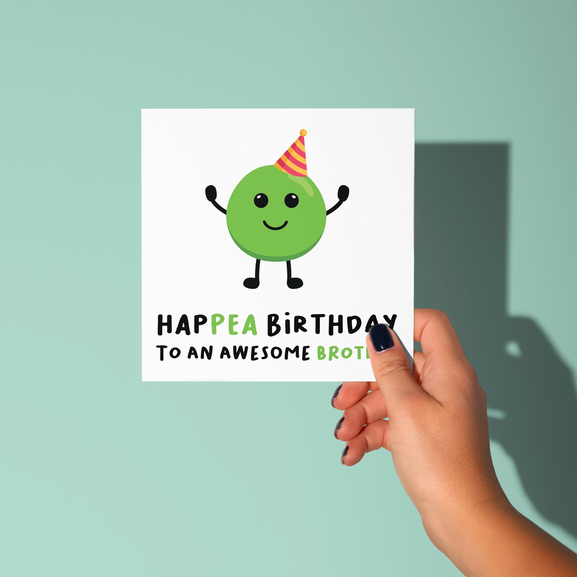 Happea Birthday to an Amazing Brother - Birthday Card for Brother