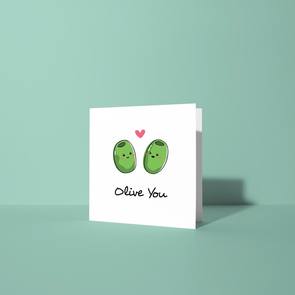 Olive You - Anniversary & Valentine's Day Card
