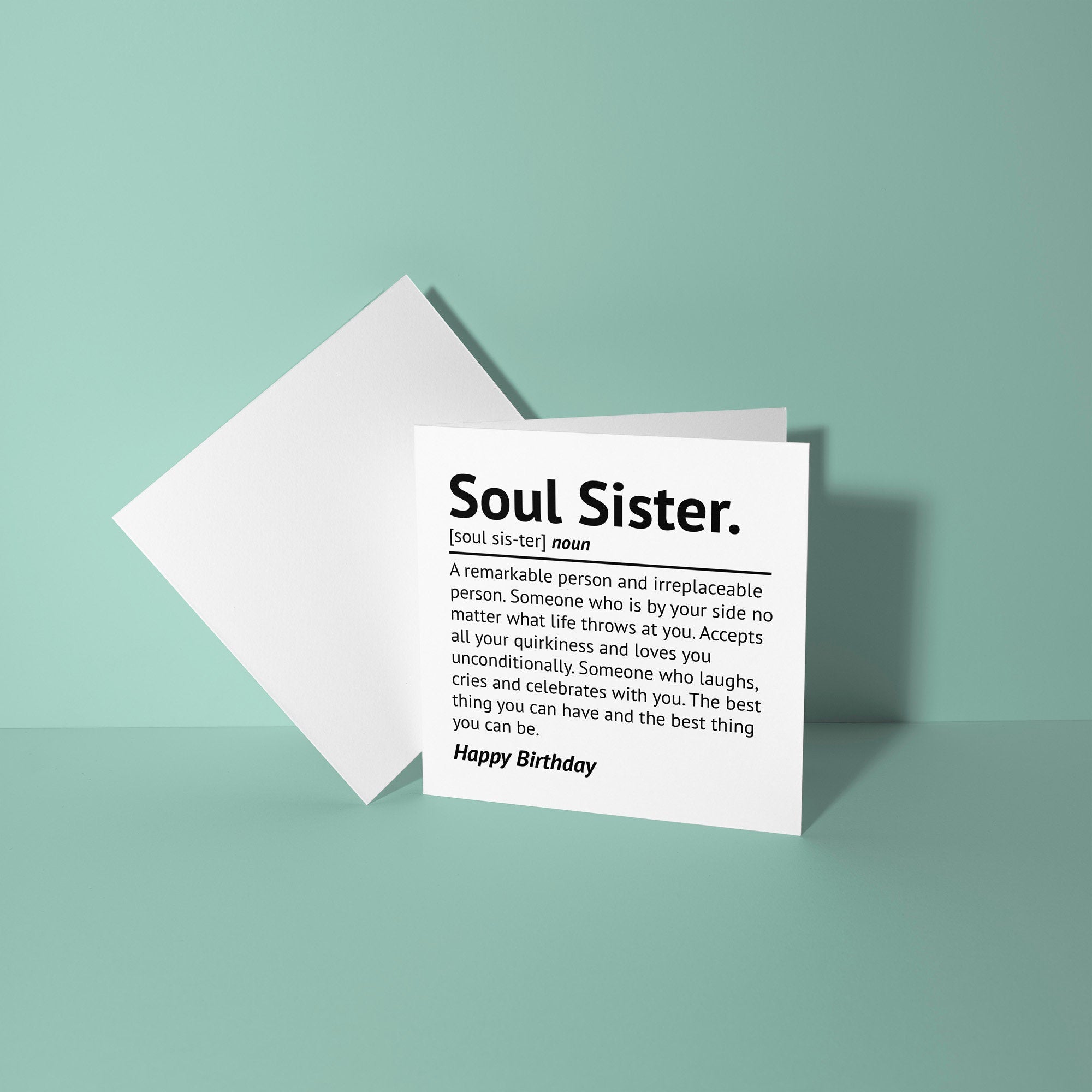 Soul Sister Definition Birthday Card