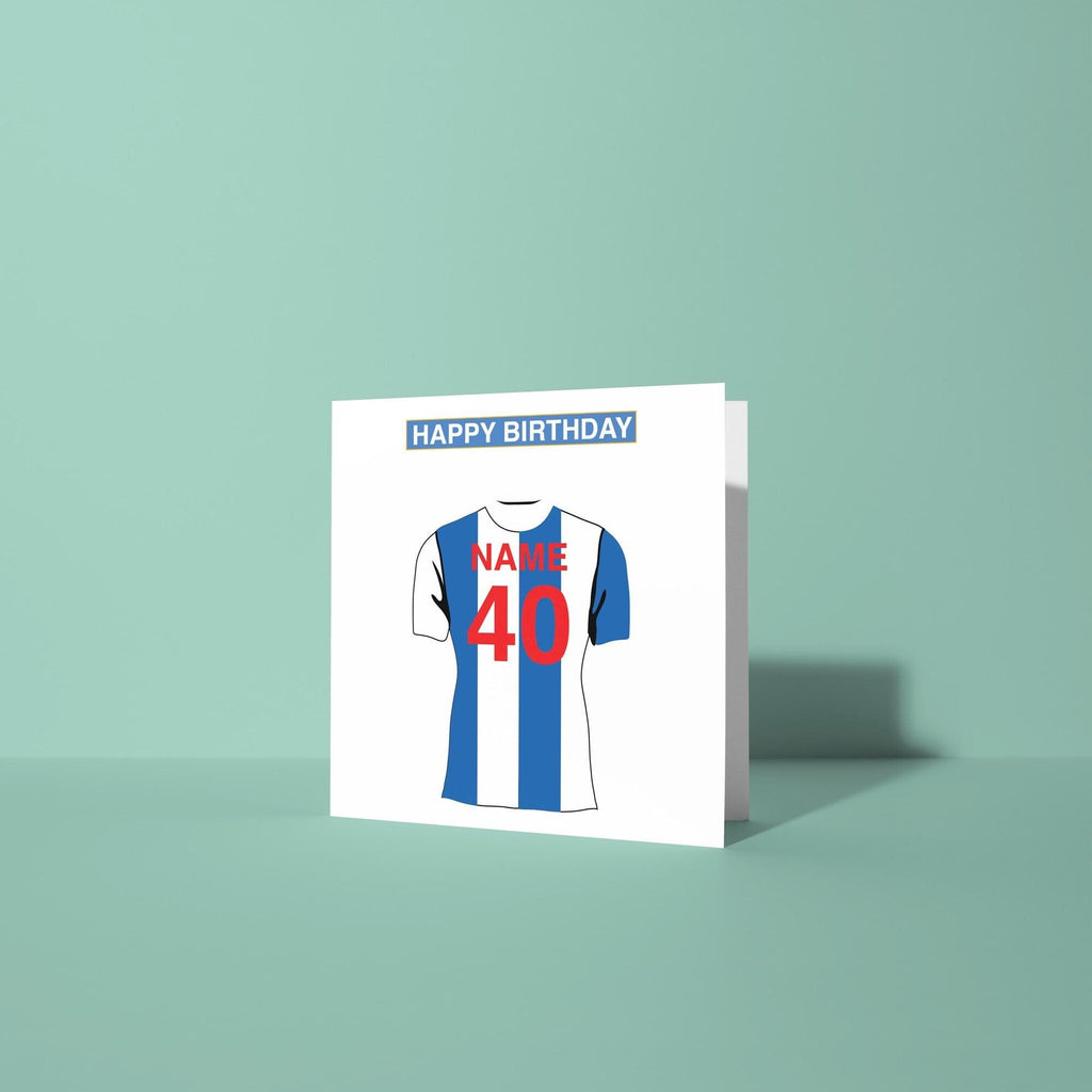 Sheffield Wednesday F.C. Themed Personalised Birthday Card