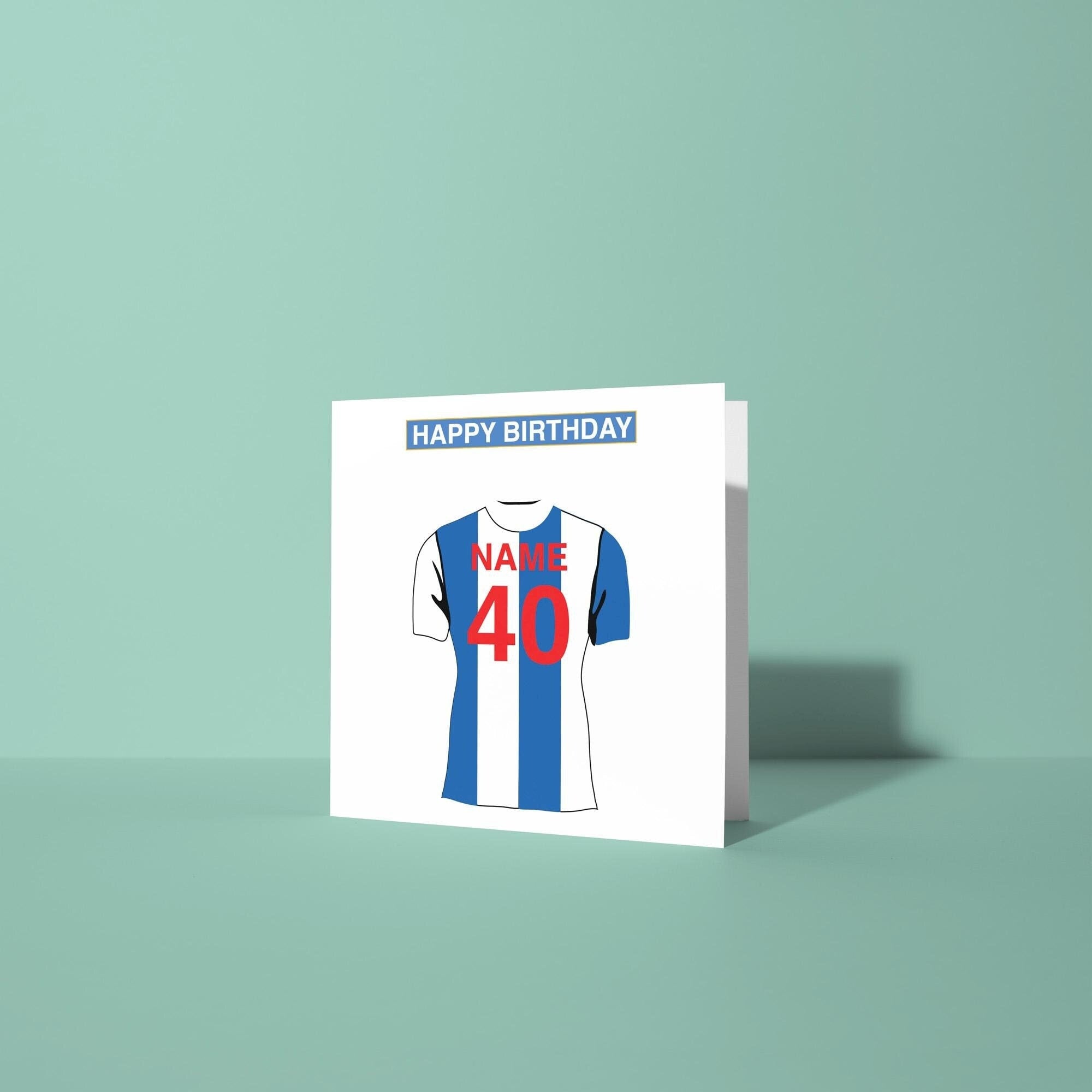 Sheffield Wednesday F.C. Themed Personalised Birthday Card