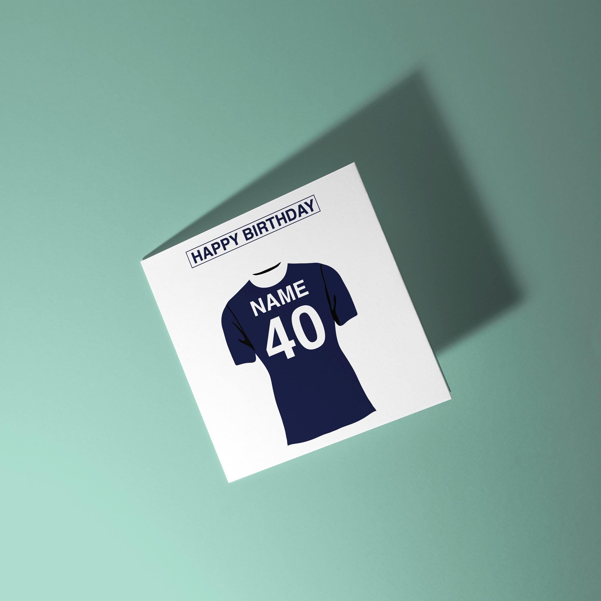 Millwall F.C. Themed Personalised Birthday Card