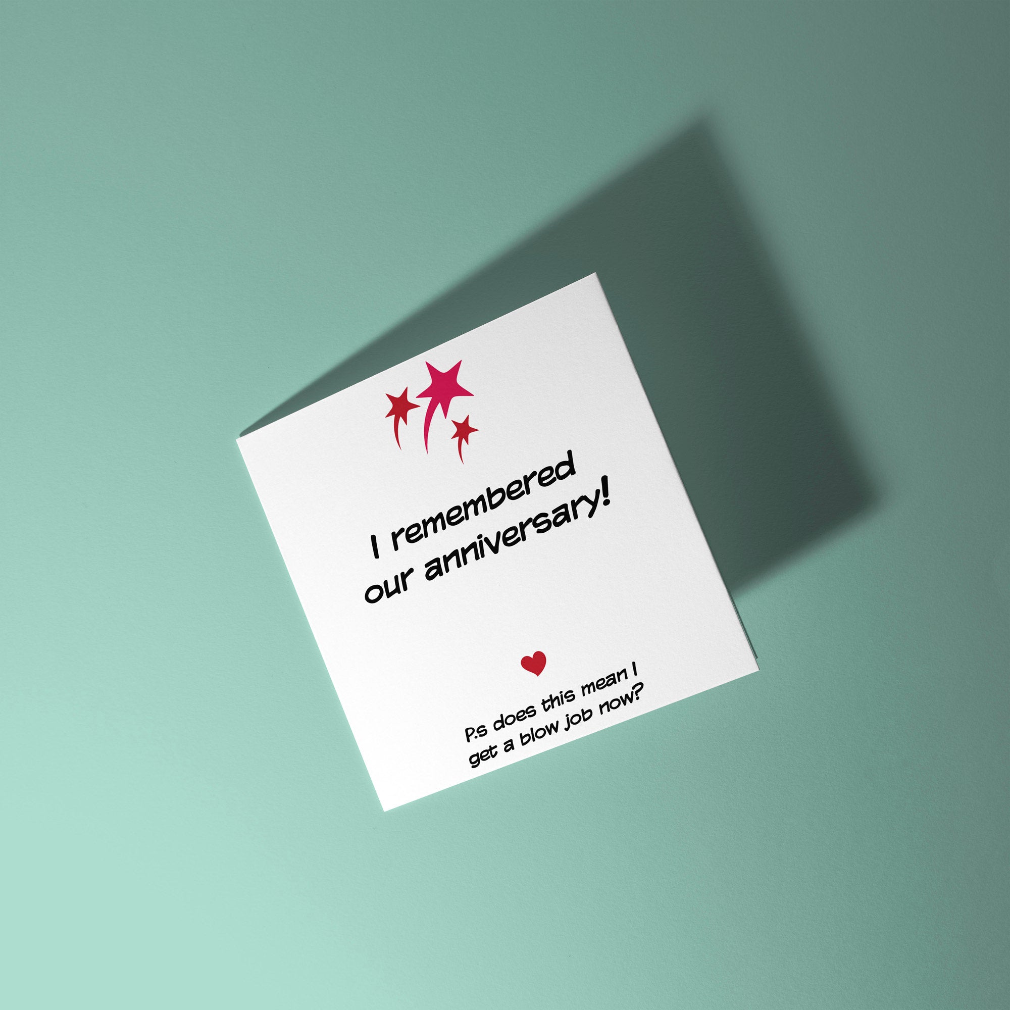 I Remembered, Can I Have BJ? - Anniversary & Valentine's Day Card