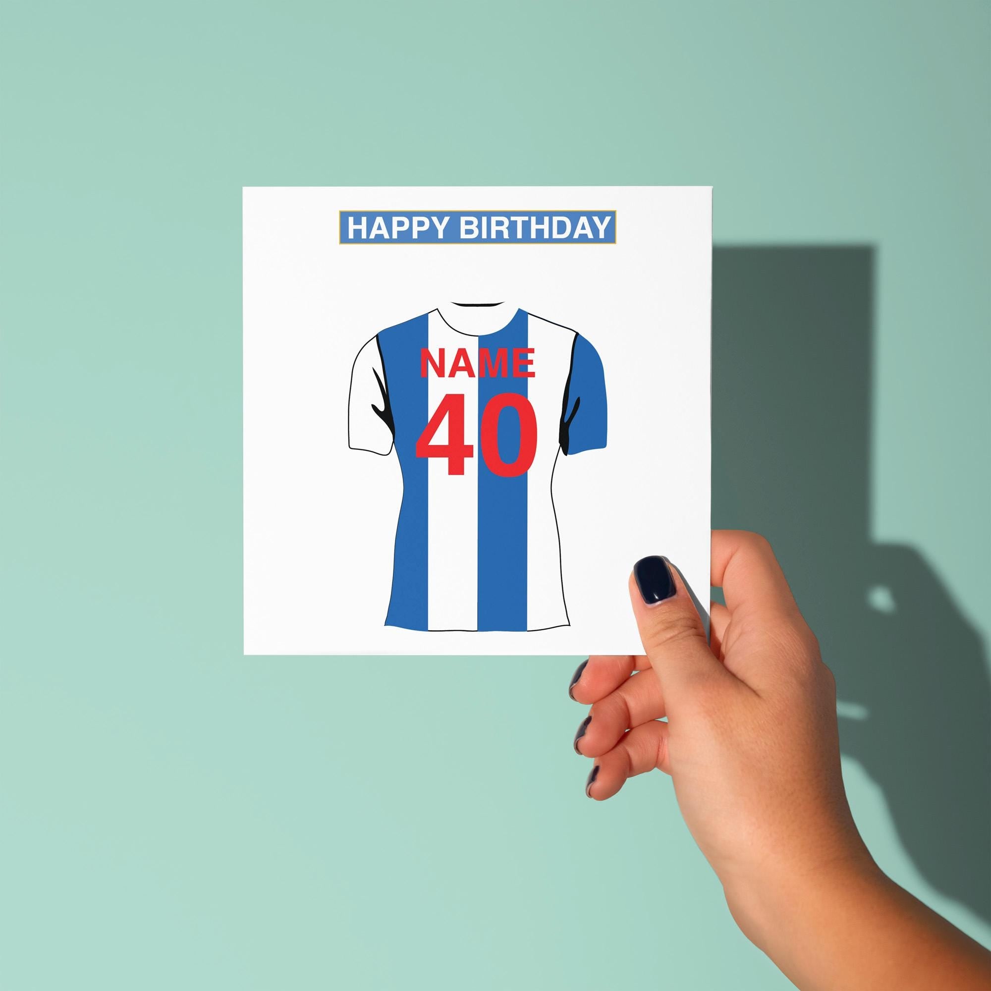 Sheffield Wednesday F.C. Themed Personalised Birthday Card