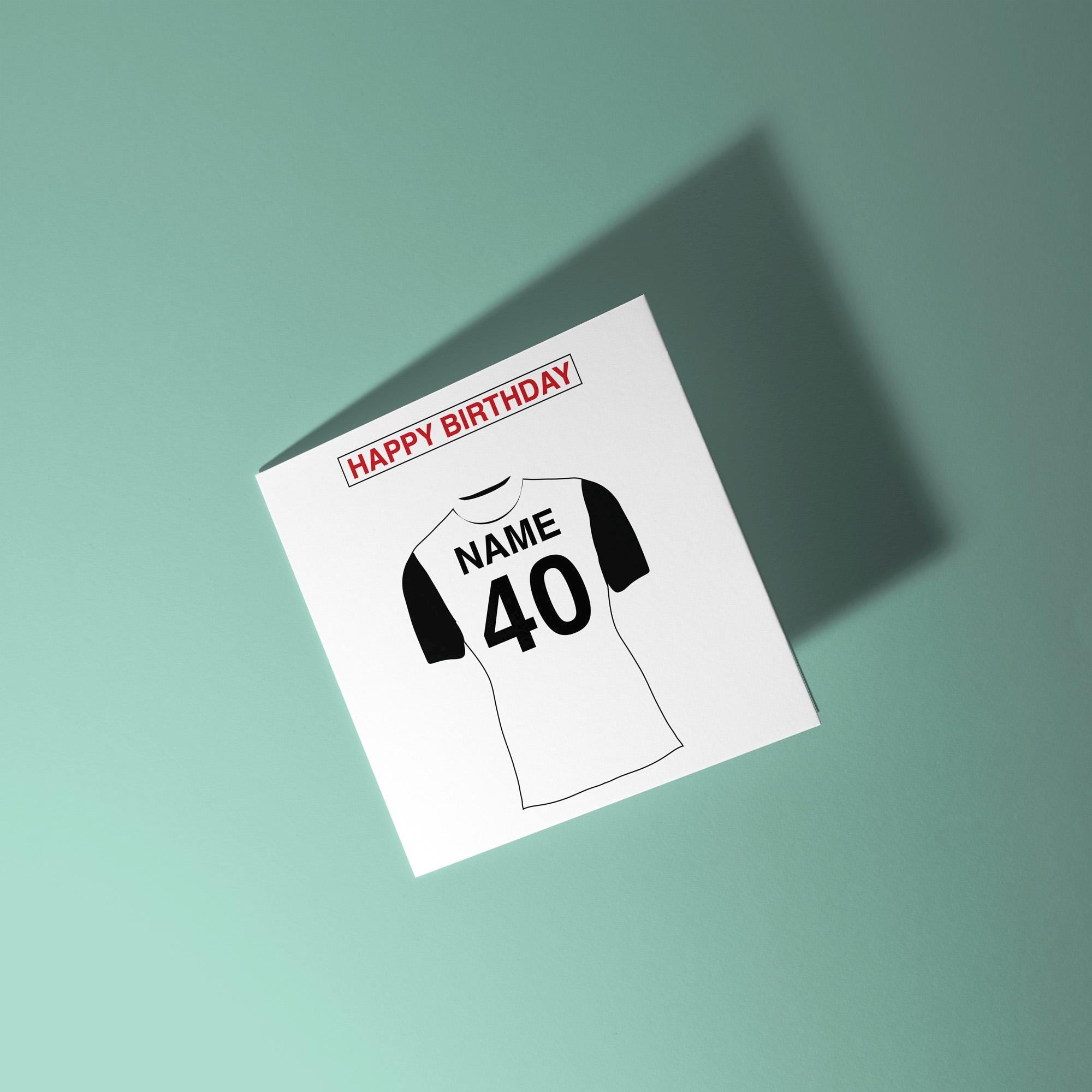 Fulham Themed Personalised Birthday Card