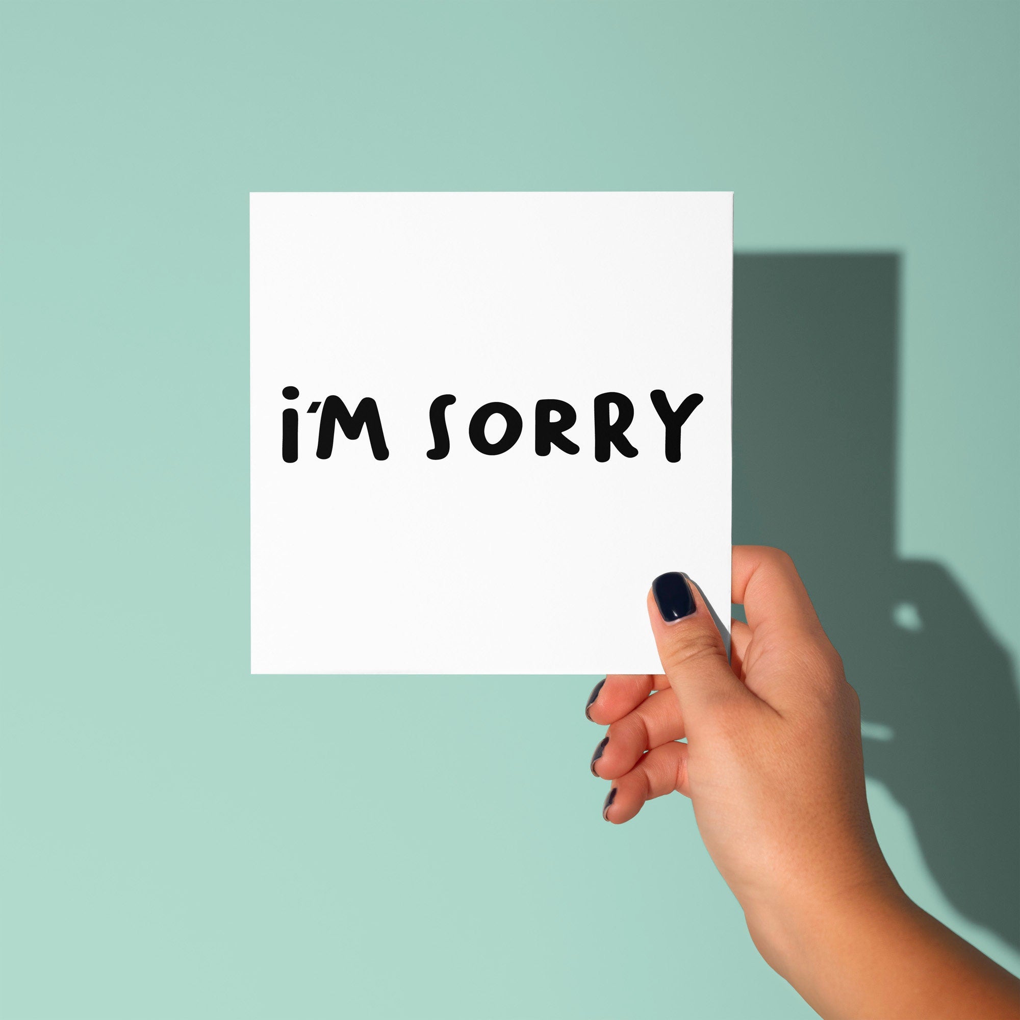 I'm Sorry Card - Sorry Card