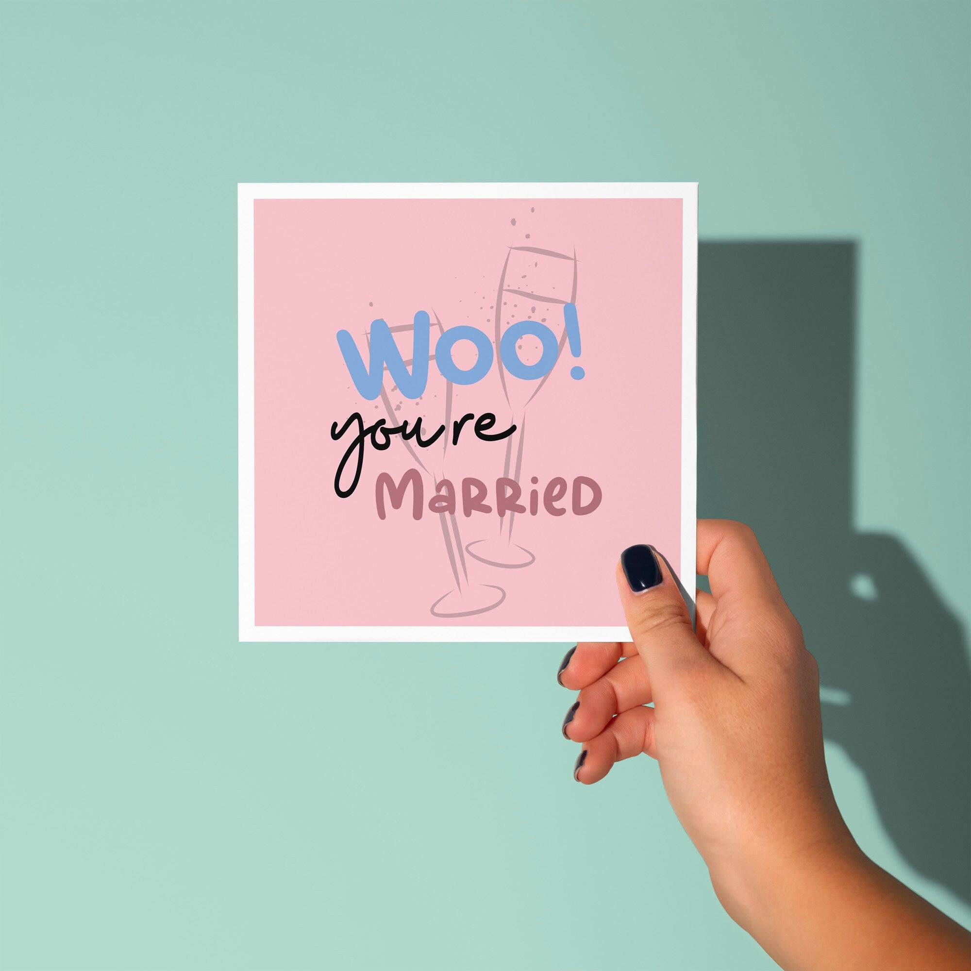 Woo! You're Married - Wedding Card