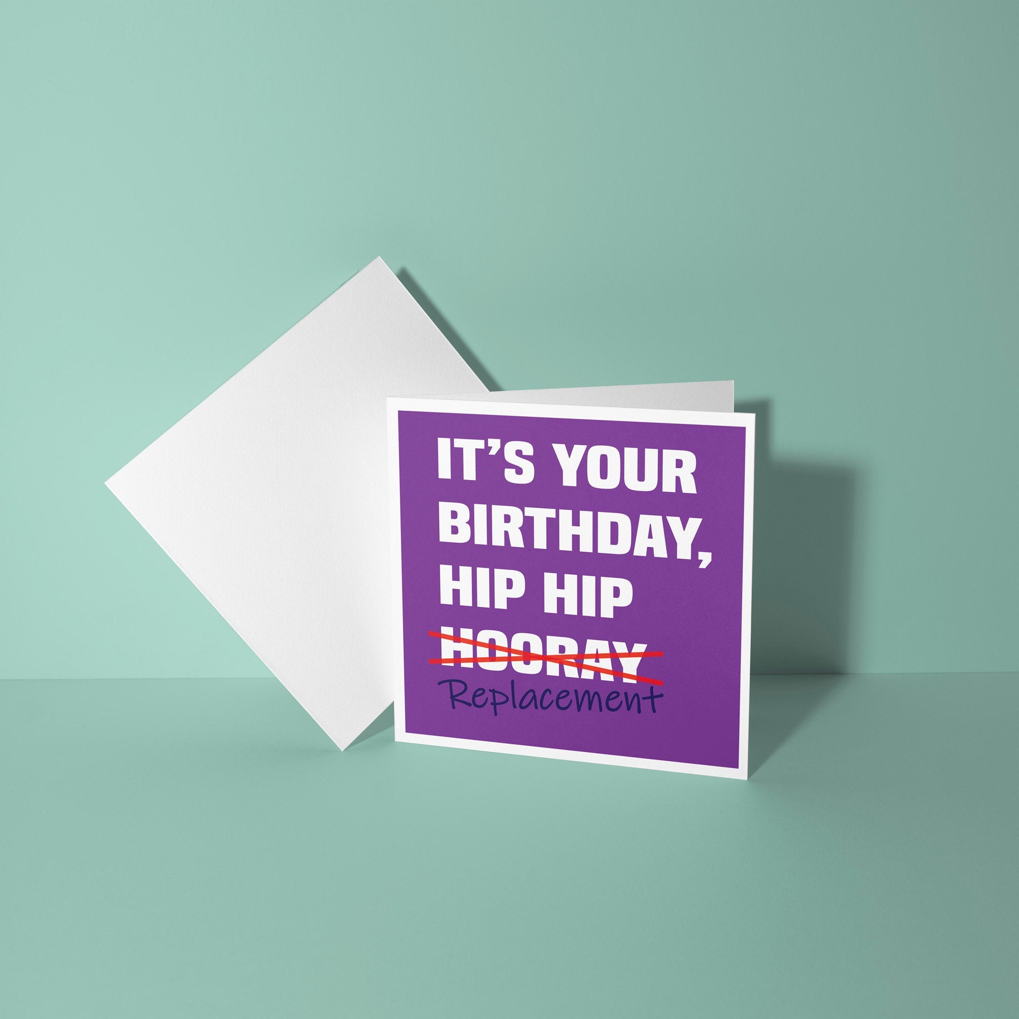 Hip Replacement - Old Fart Birthday Card