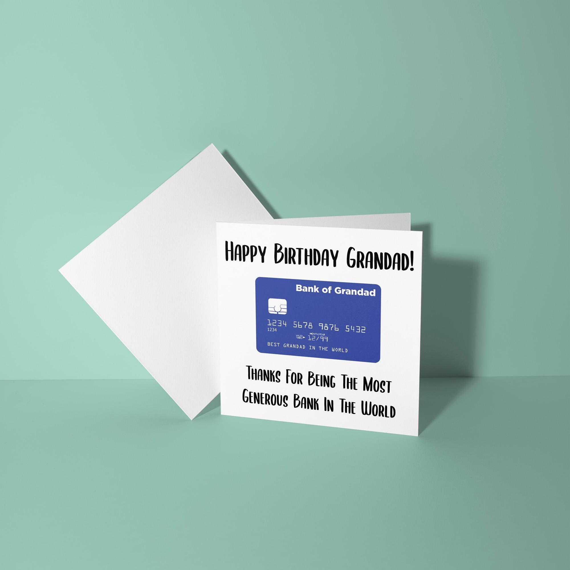 Happy Birthday Grandad - Birthday Card for Grandad