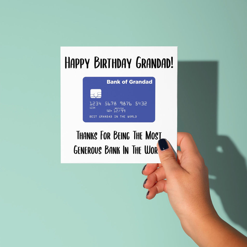 Happy Birthday Grandad - Birthday Card for Grandad
