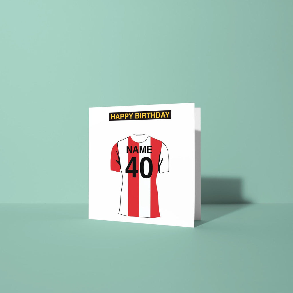 Southampton Themed Personalised Birthday Card