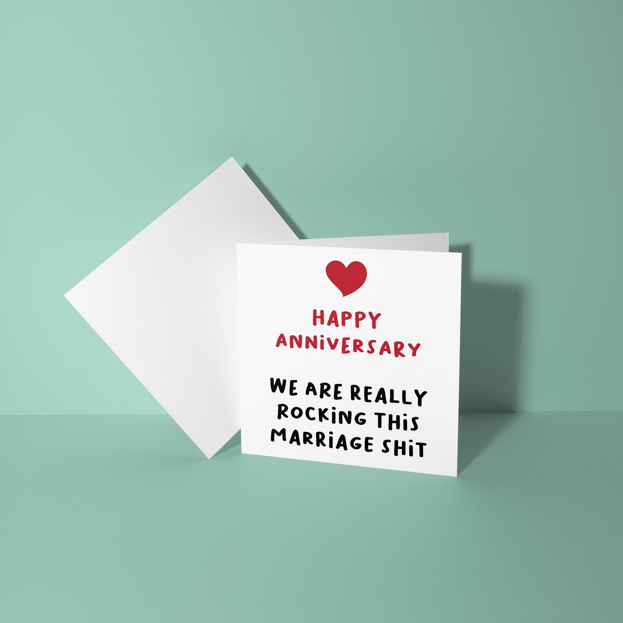 Rocking This Marriage Shit - Anniversary Card