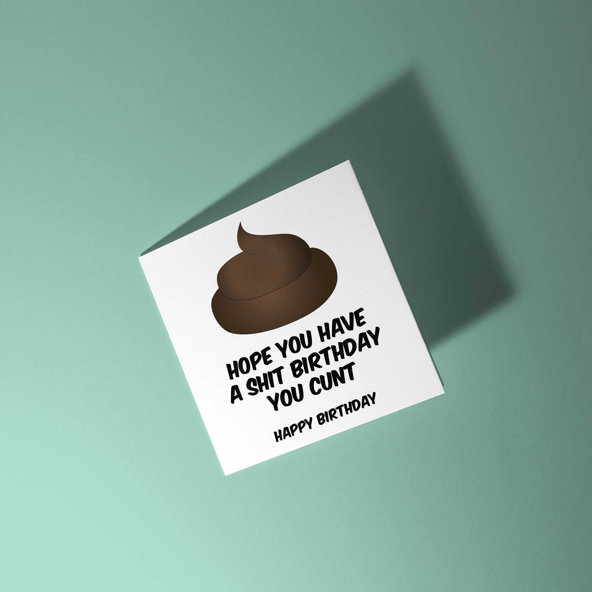Hope You Have A Shit Birthday You Cunt - Birthday Card