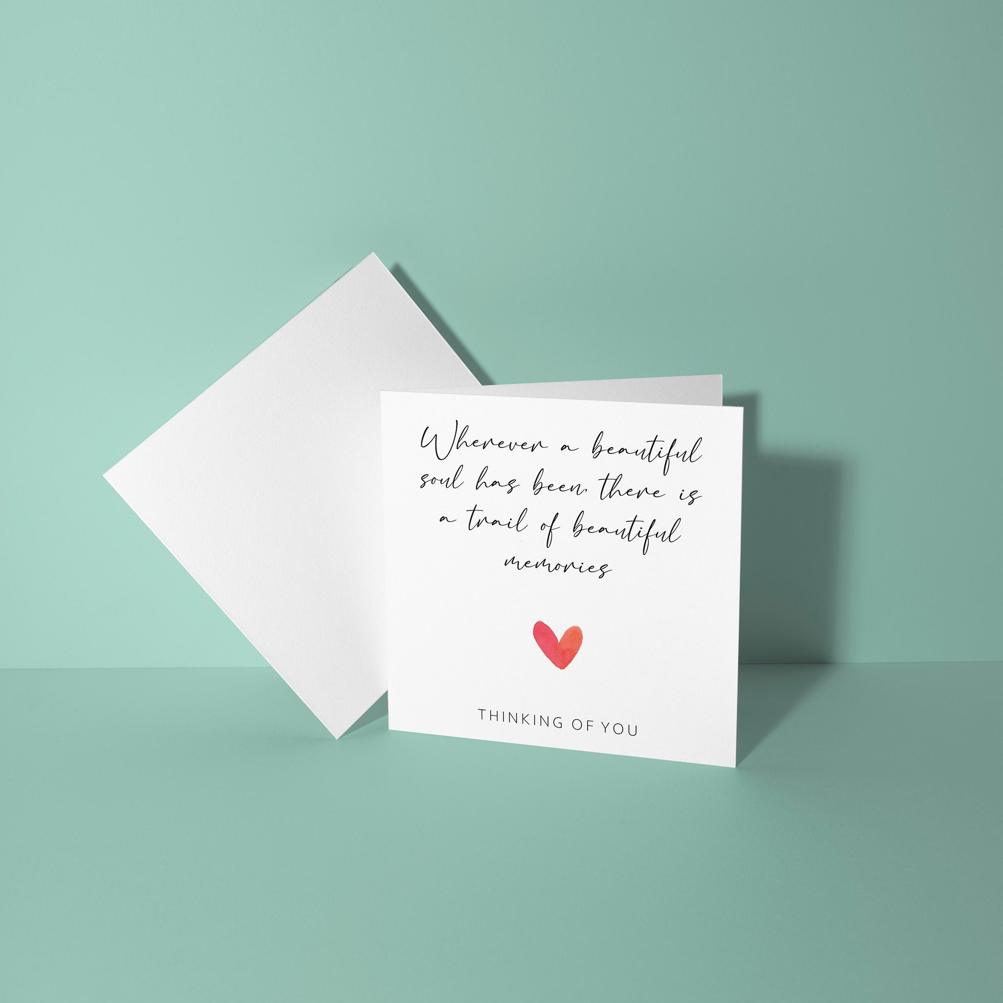 Beautiful Soul Beautiful Memories - Sympathy Card