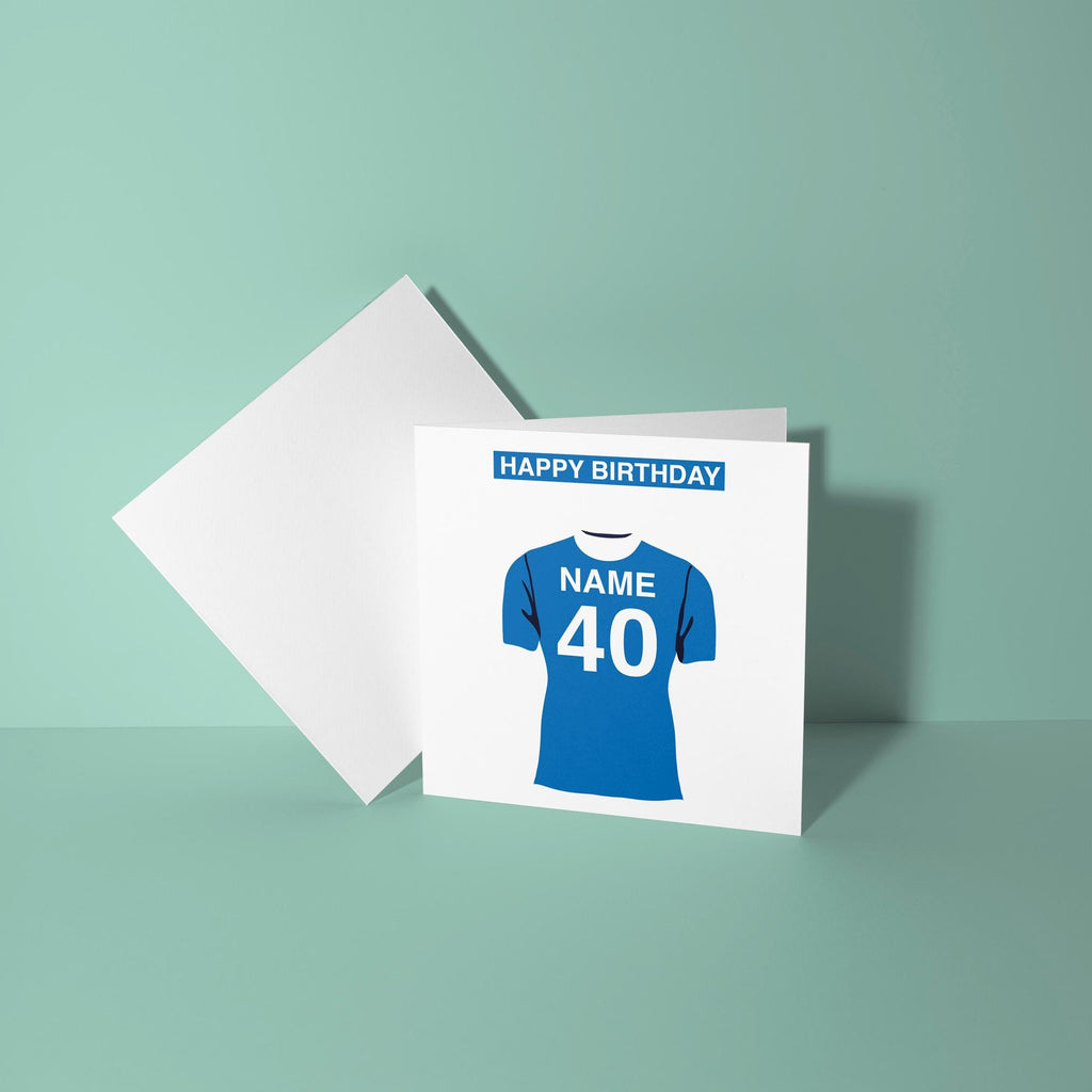 Cardiff City F.C. Themed Personalised Birthday Card