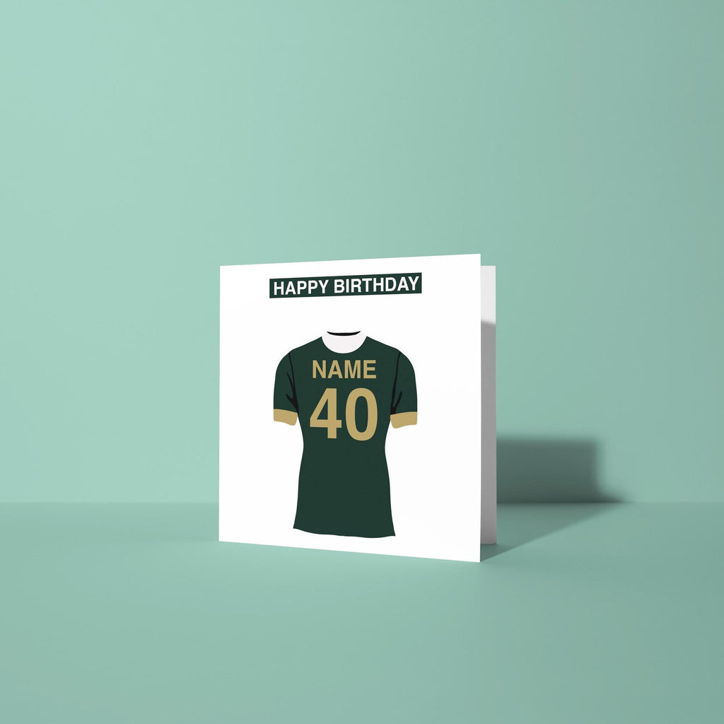 Plymouth Argyle F.C. Themed Personalised Birthday Card