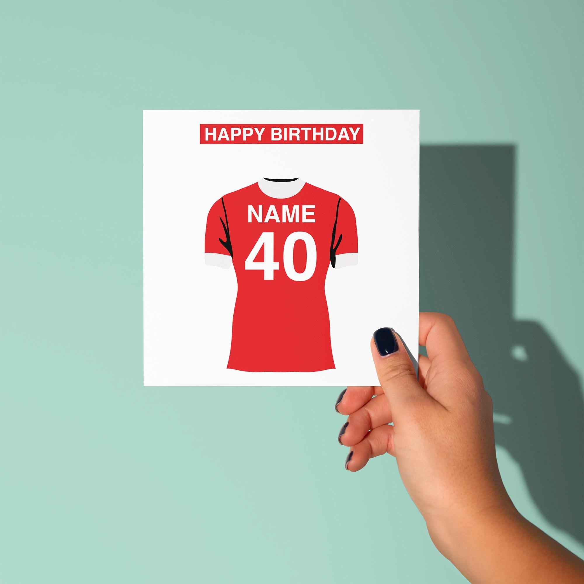 Bristol City F.C. Themed Personalised Birthday Card