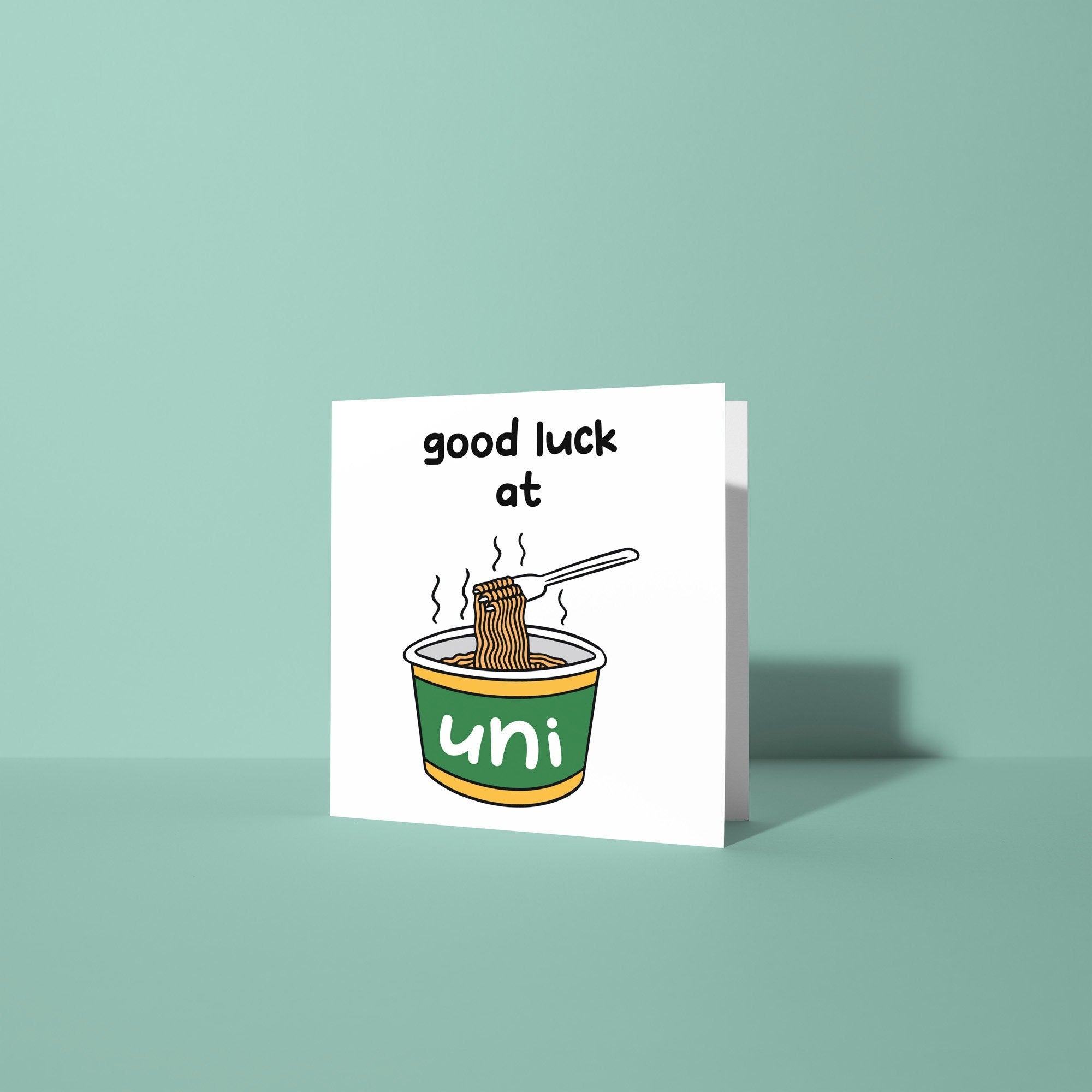 Noodles - Good Luck At University Card