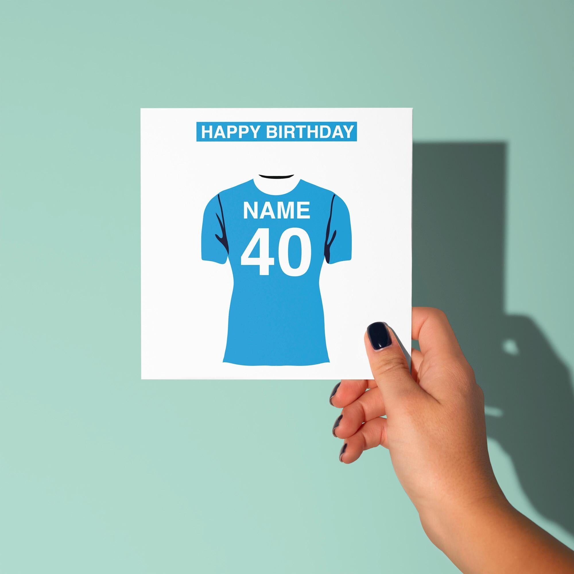 Coventry City F.C. Themed Personalised Birthday Card