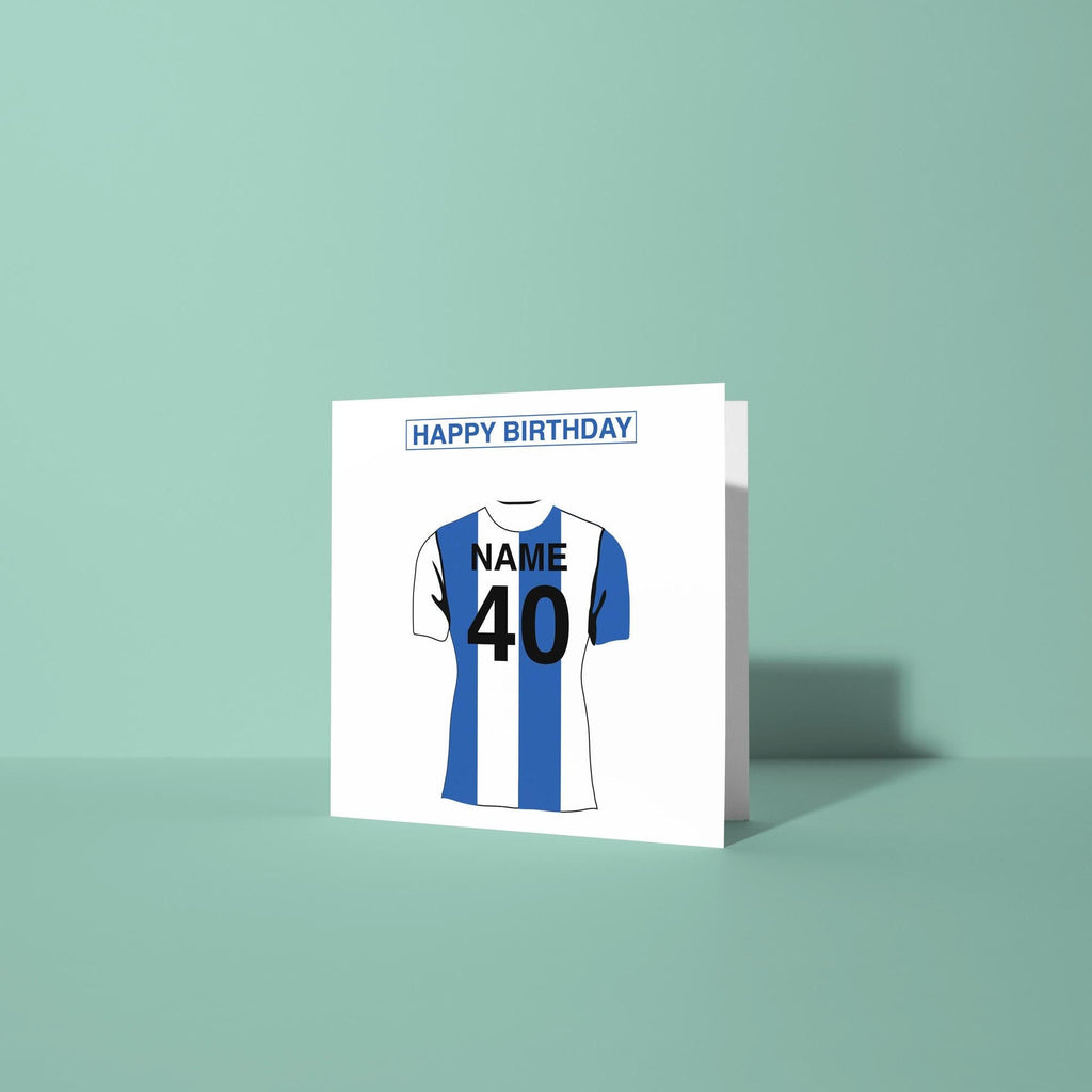 Brighton & Hove Albion Themed Personalised Birthday Card