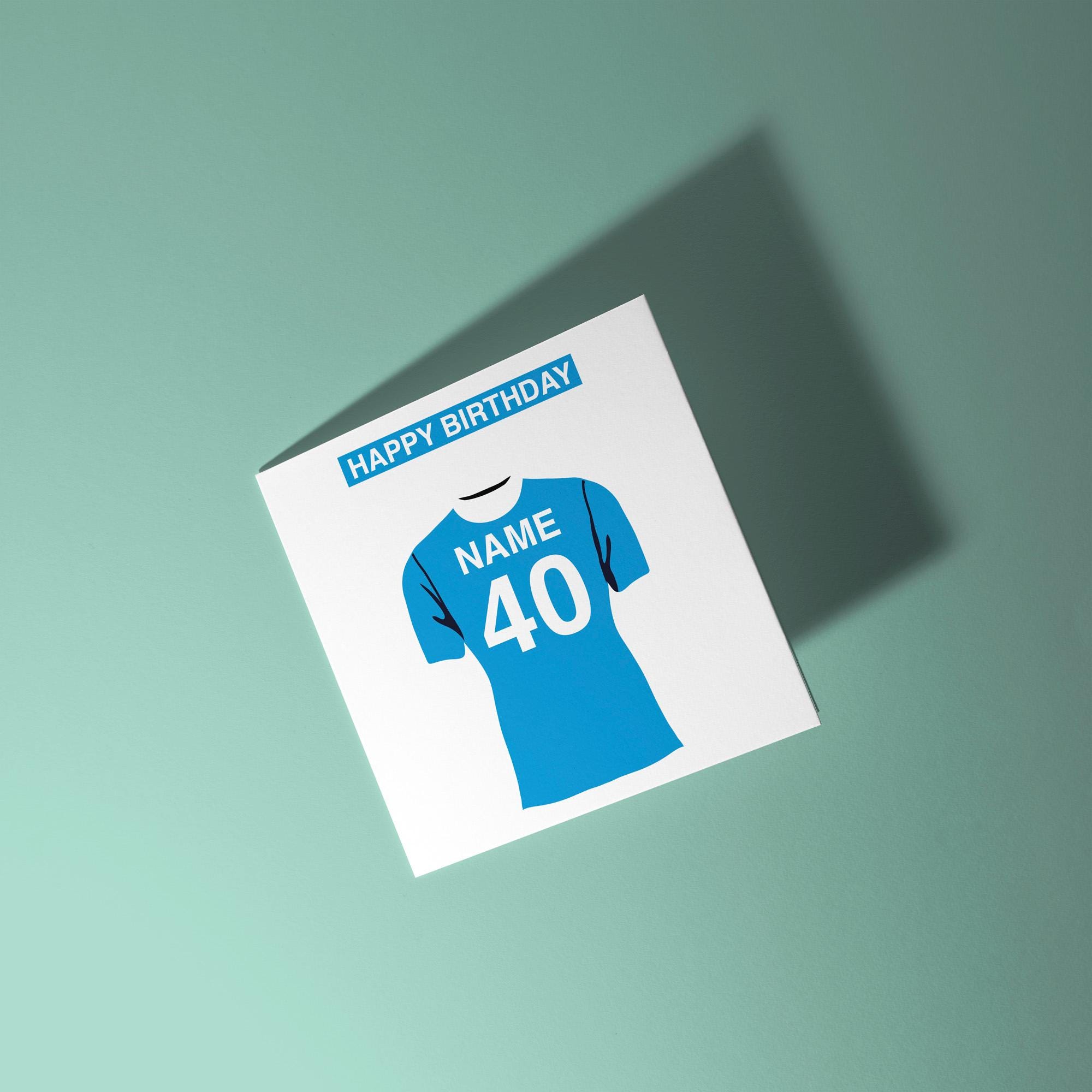Coventry City F.C. Themed Personalised Birthday Card