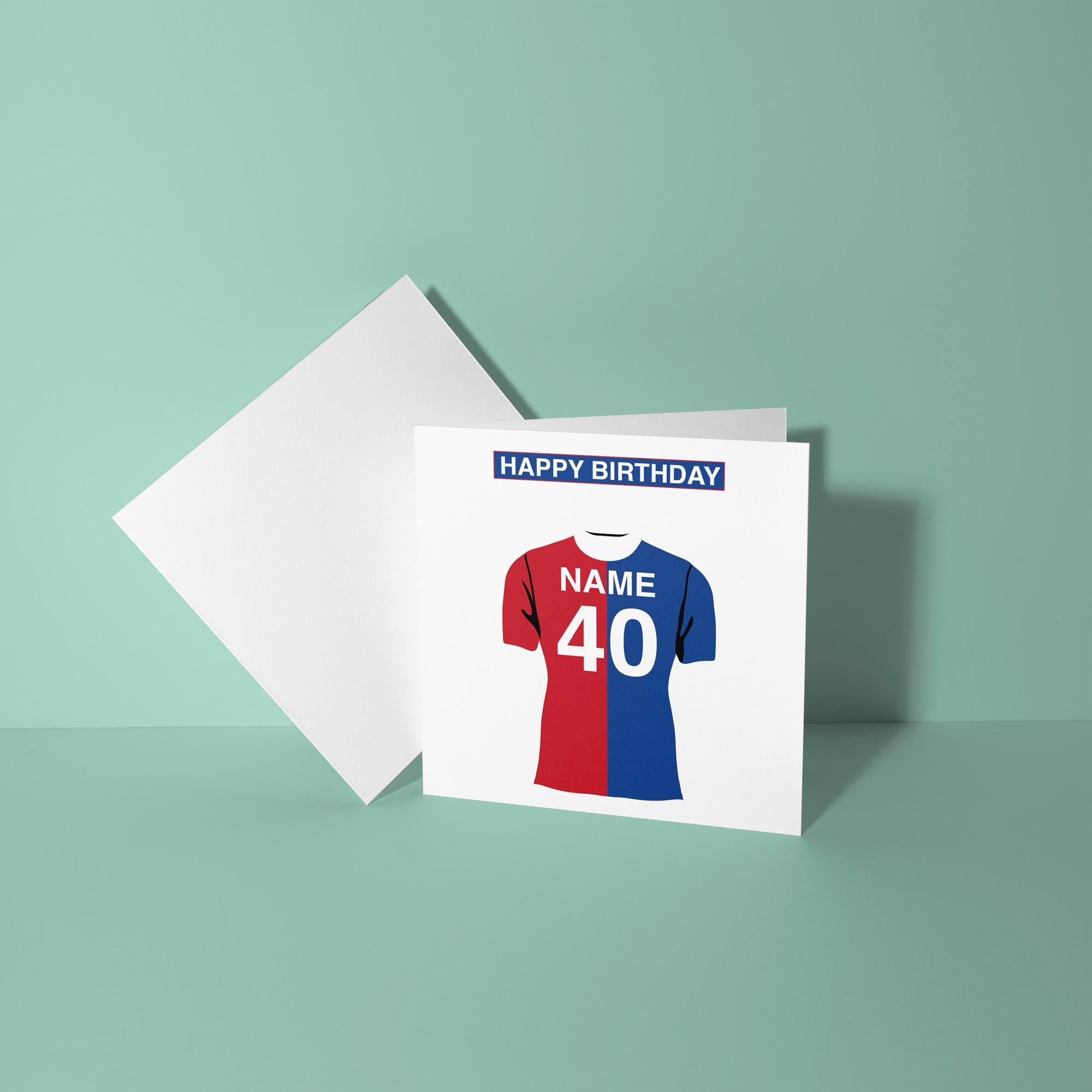 Crystal Palace Themed Personalised Birthday Card