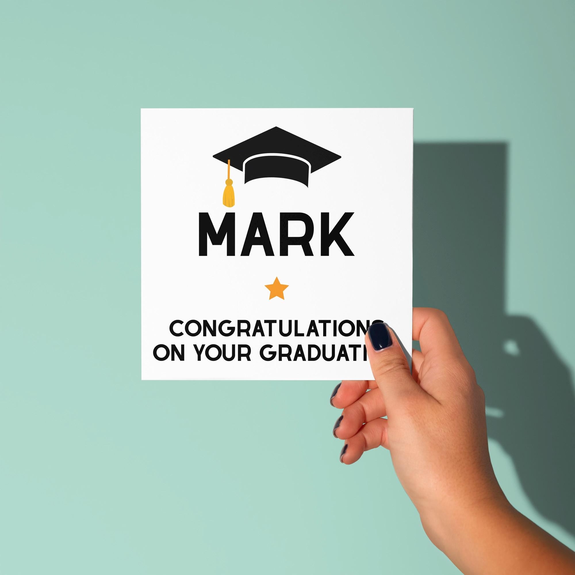 Personalised - Graduation Congratulations Card