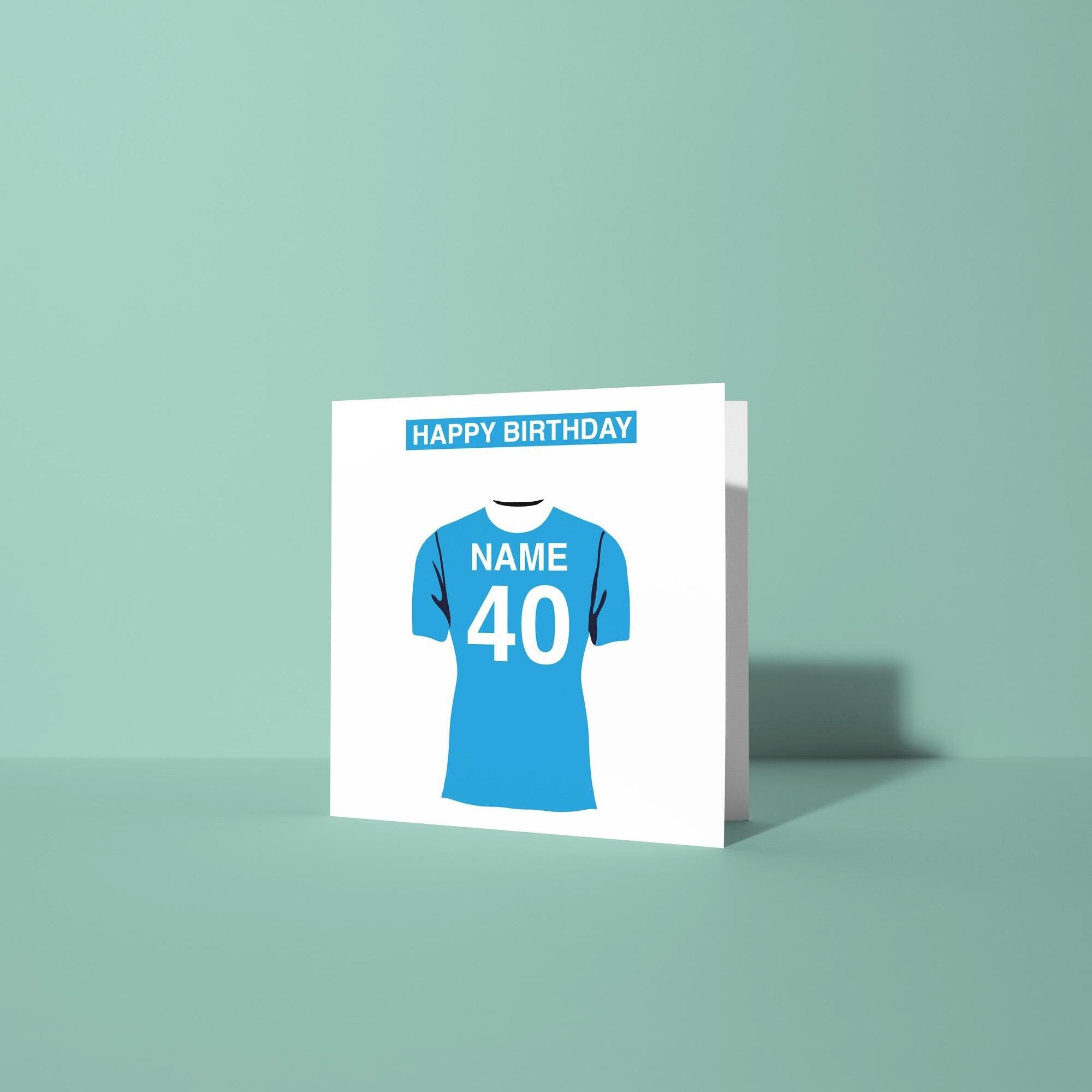 Coventry City F.C. Themed Personalised Birthday Card