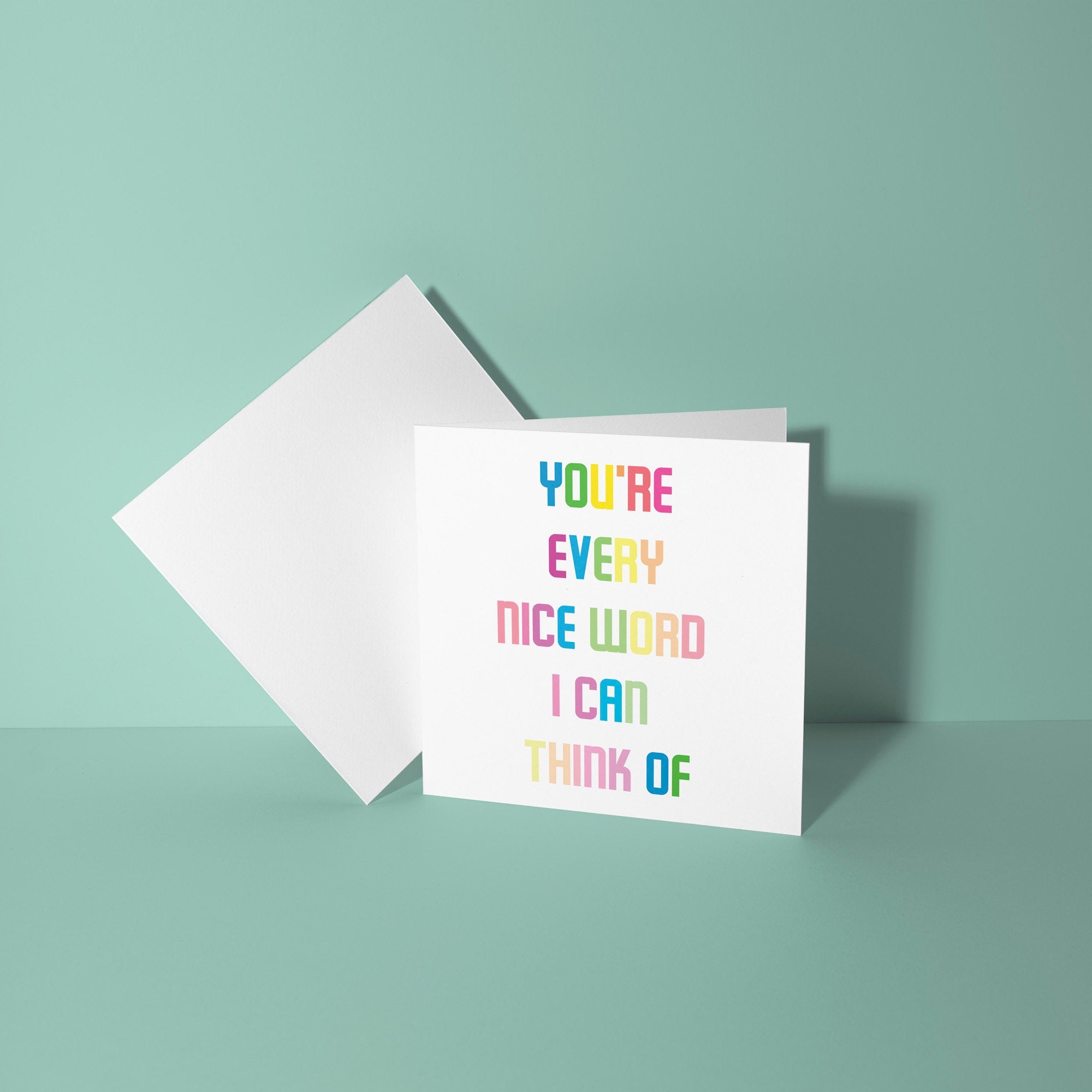 You're Every Nice Work I Can Think Of - Thank You Card