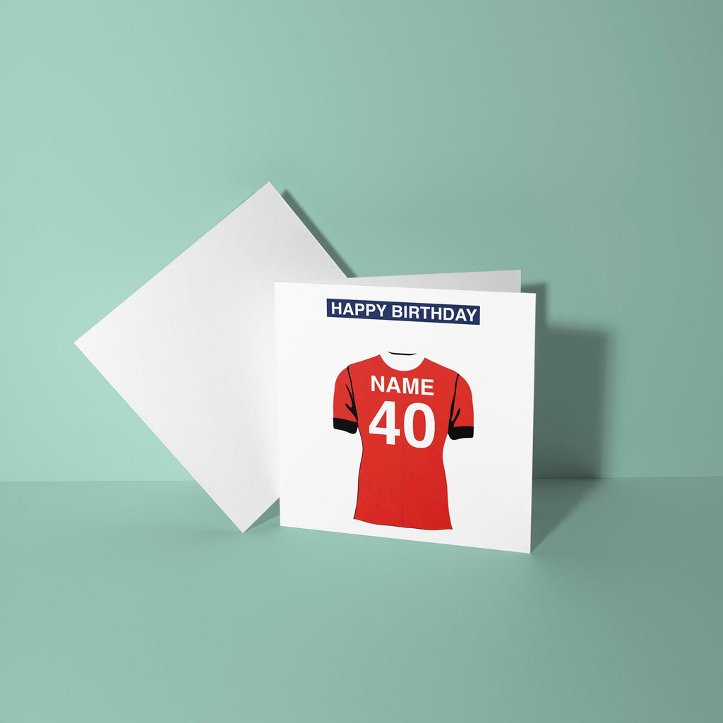 Luton Town F.C. Themed Personalised Birthday Card - Birthday Card