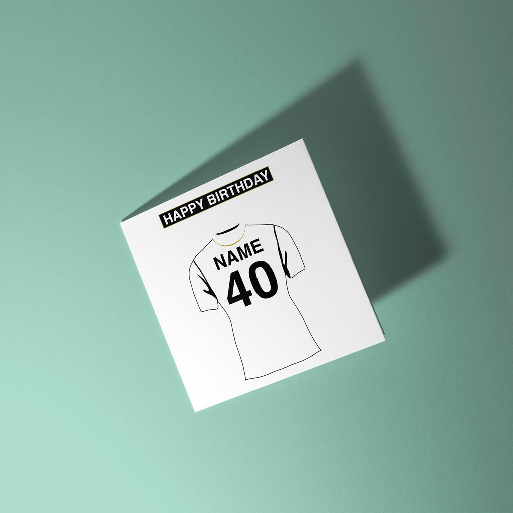 Swansea City A.F.C. Themed Personalised Birthday Card
